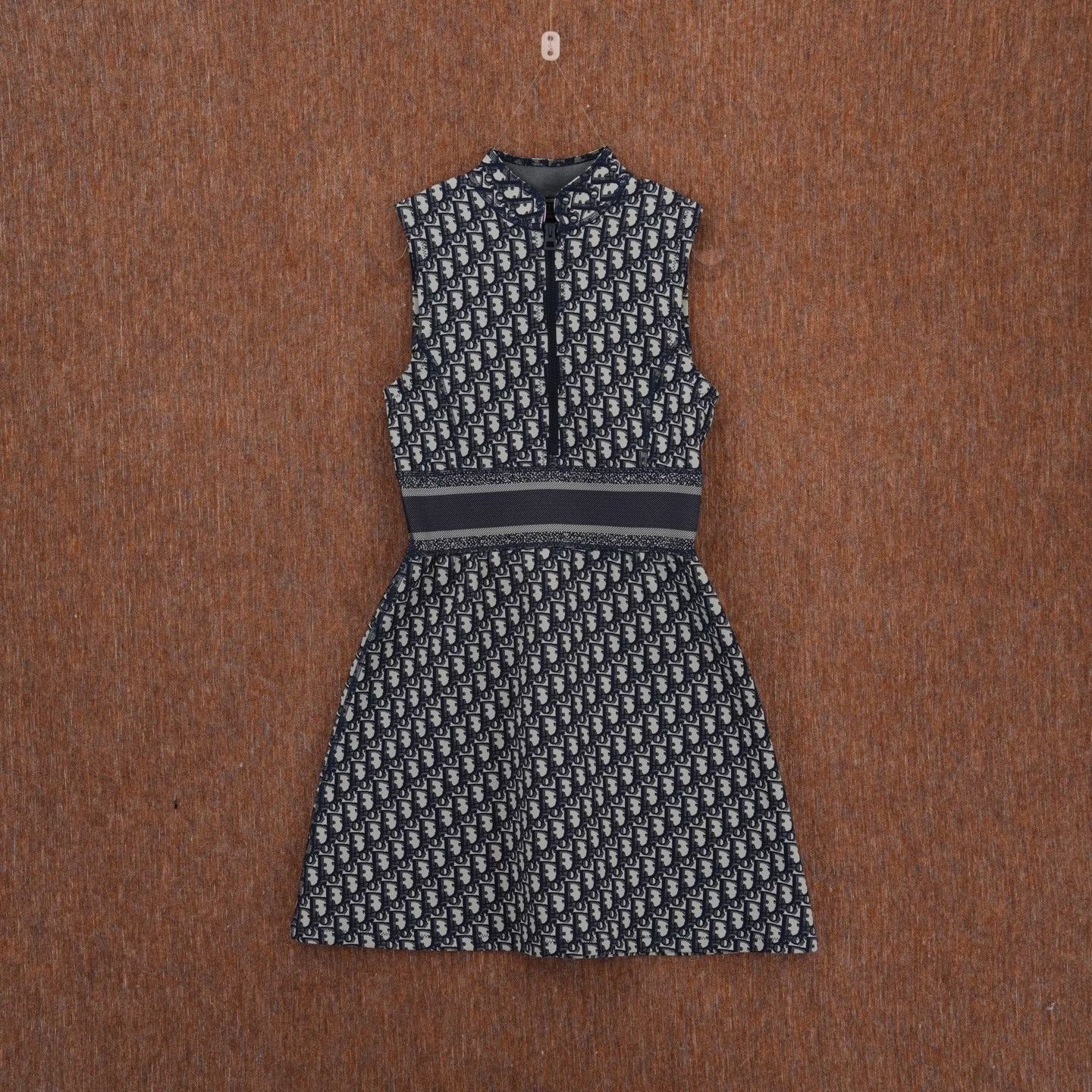 Dior Dior Monogram Sleeveless Dress Size XXS / US 00 / IT 34 - 1 Thumbnail