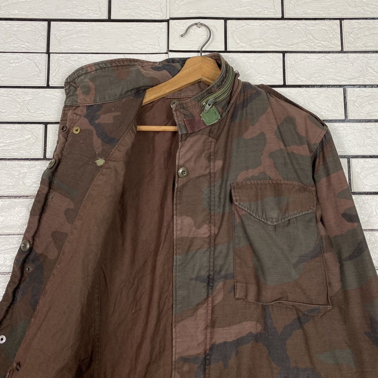 Vintage Vintage M51 Chore Military Jacket Camoflouge Multi Pocket Size US S / EU 44-46 / 1 - 13 Thumbnail