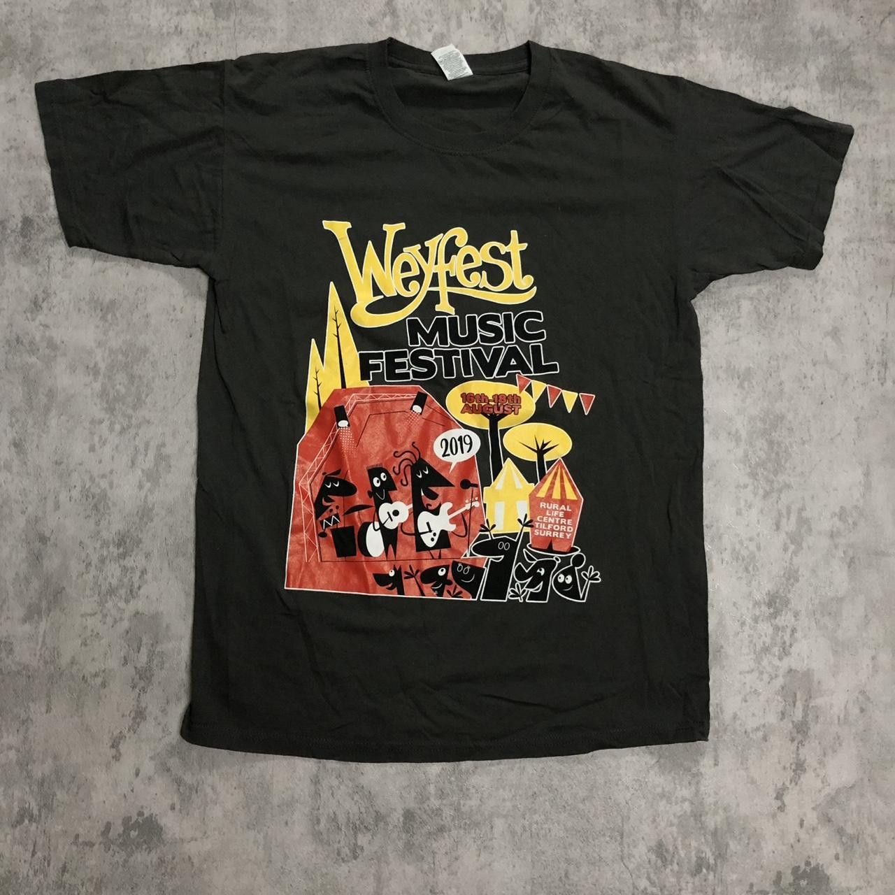 Fruit Of The Loom 2019 WeFest music festival black cotton t-shirt Size US M / EU 48-50 / 2 - 1 Thumbnail