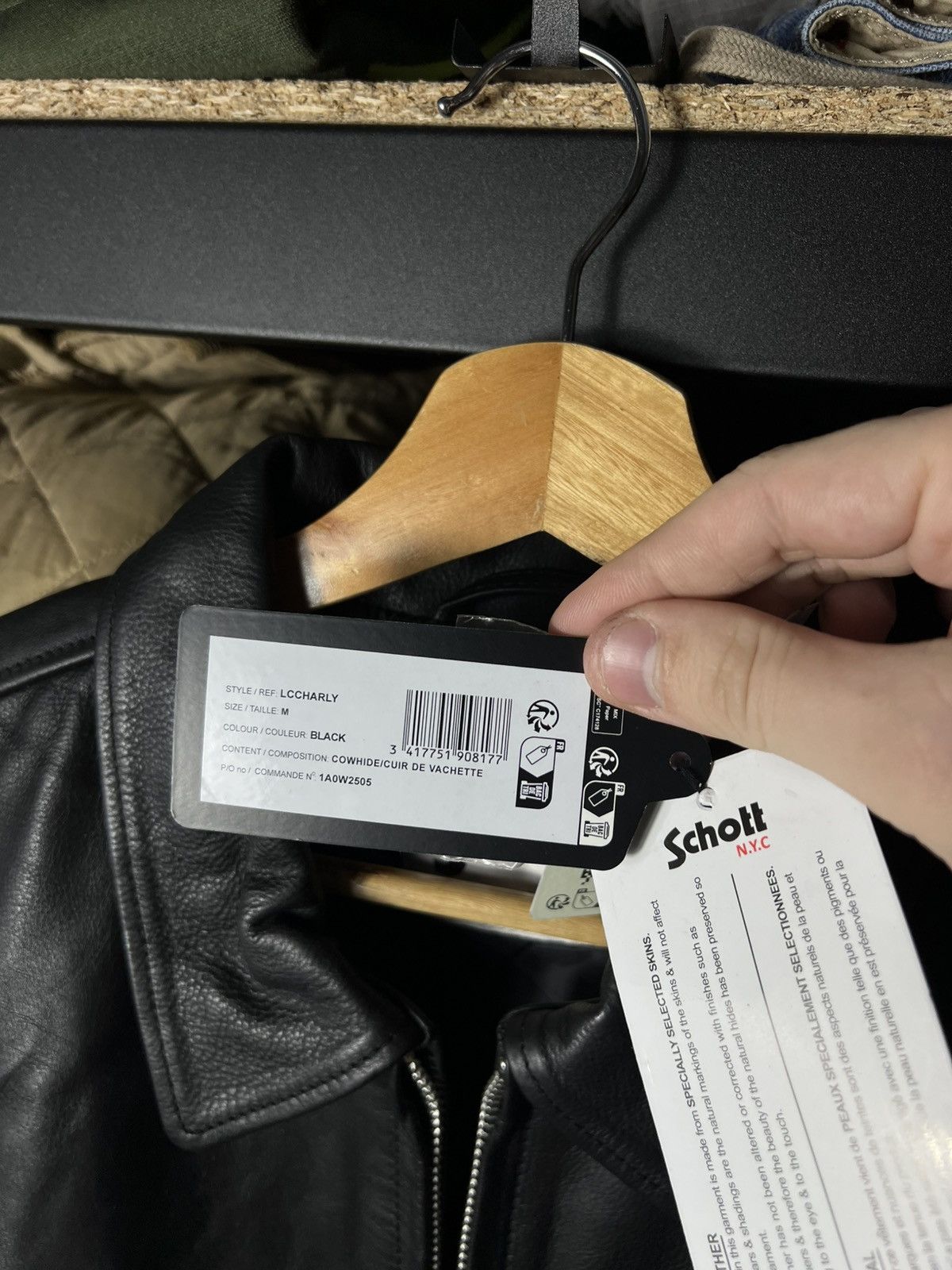 Schott 🖤 Schott NYC Black Leather Jacket Vintage Style Biker Size M Size US M / EU 48-50 / 2 - 11 Thumbnail