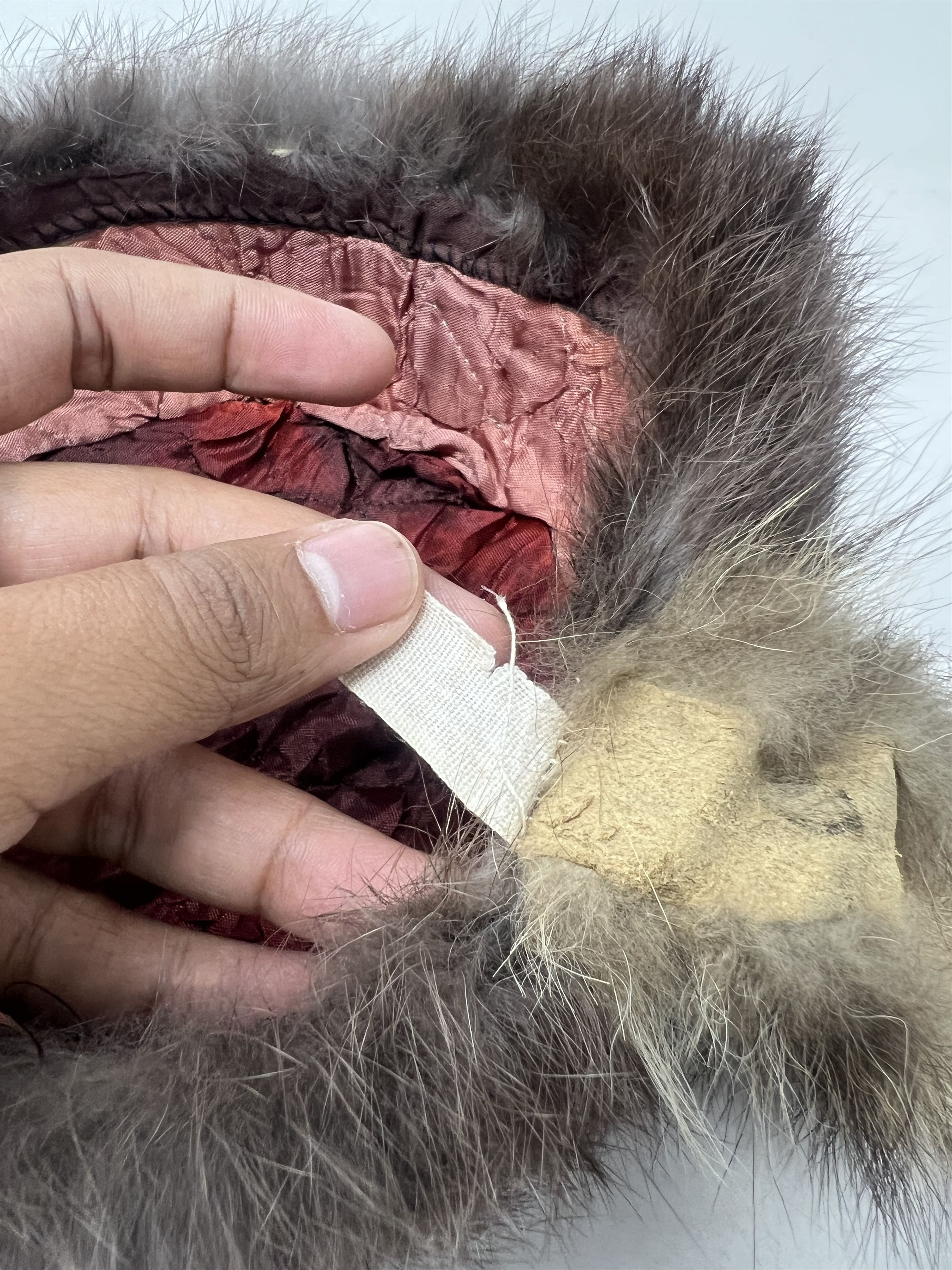 Vintage DAVY CROCKETT RACCON DANIEL BOONE FUR HAT Size ONE SIZE - 10 Thumbnail