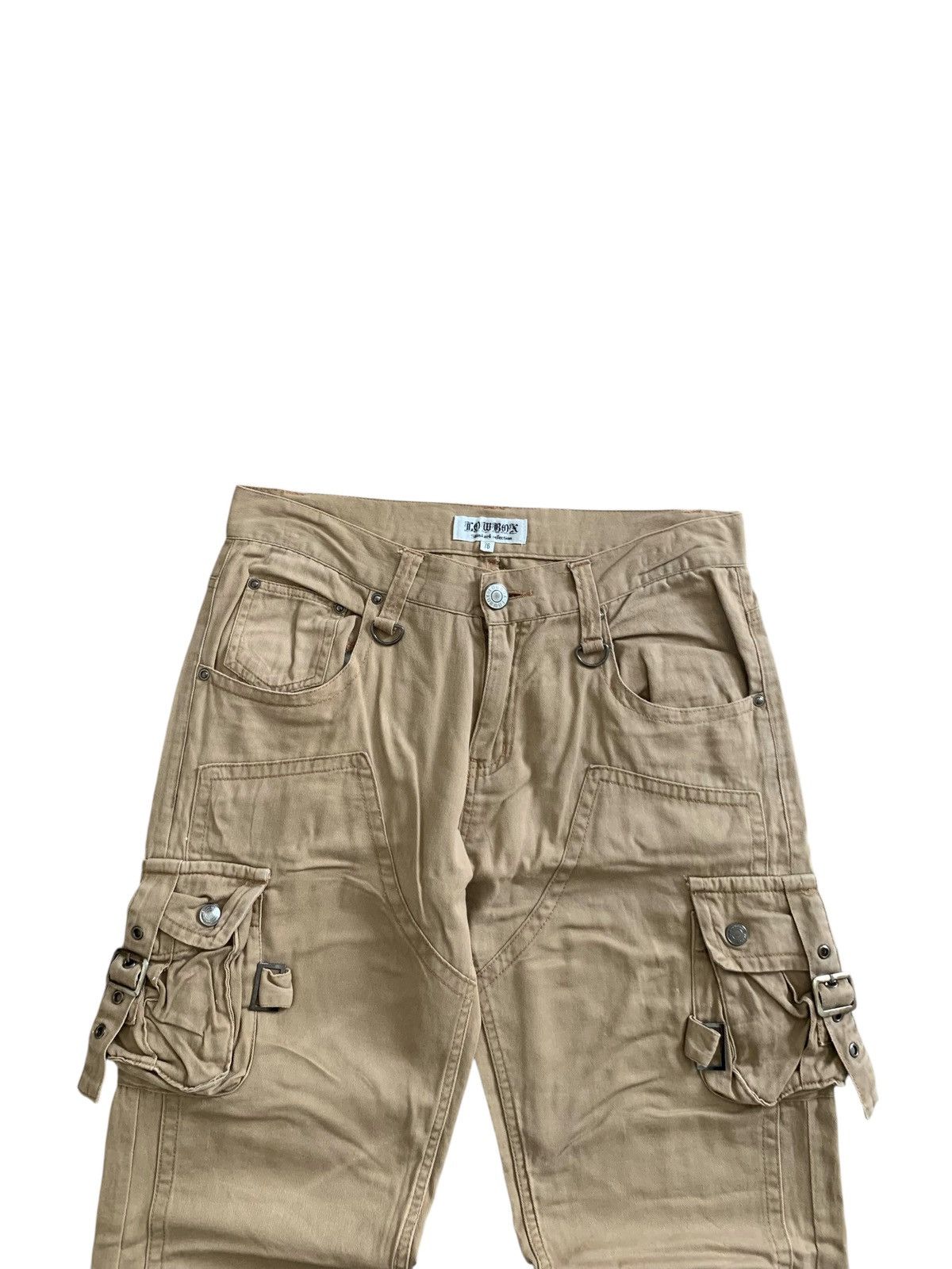 Japanese Brand Lowbox Japan Double Knee 3D Cargo Pants Size US 30 / EU 46 - 3 Thumbnail