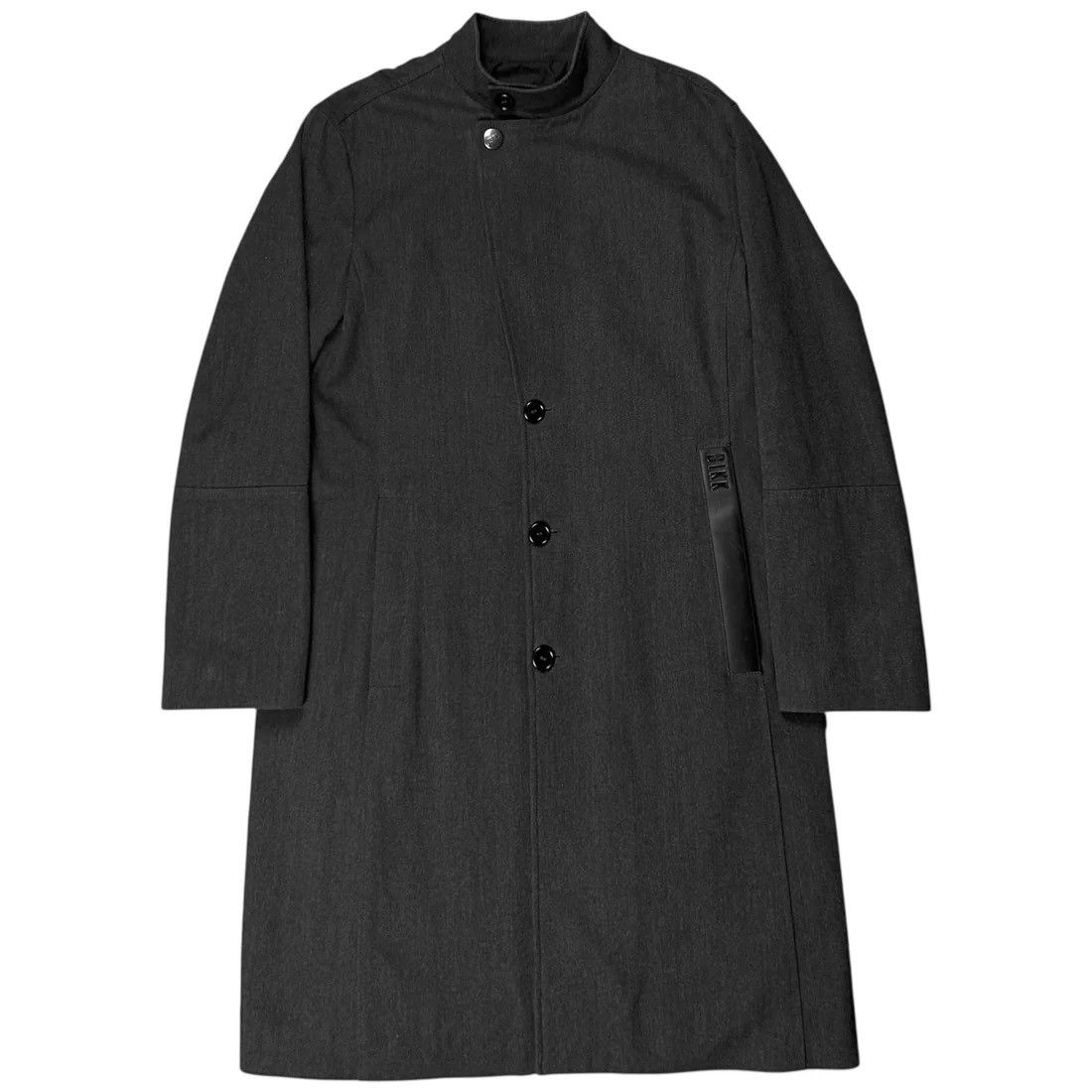 Dirk Bikkembergs Dirk Bikkembergs Metal Leather Pocket Wool Coat Size US XL / EU 56 / 4 - 1 Thumbnail
