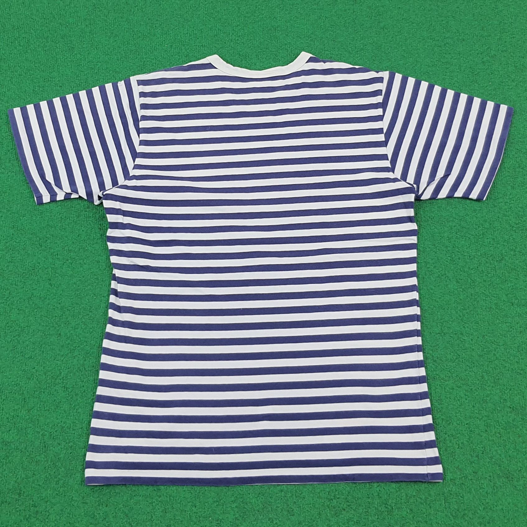 Designer × Vintage × agnes b. Vintage Agnes B. PARIS Stripes Designer Tshirt Size US M / EU 48-50 / 2 - 2 Thumbnail