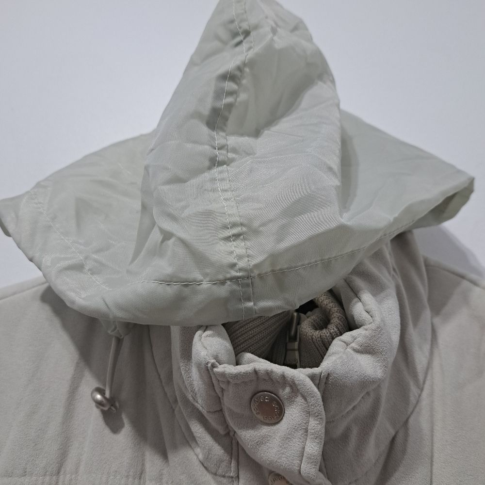 Other Vintage Eckored Women's Puffer Coat With Hoodie Medium Beige Size M / US 6-8 / IT 42-44 - 11 Thumbnail