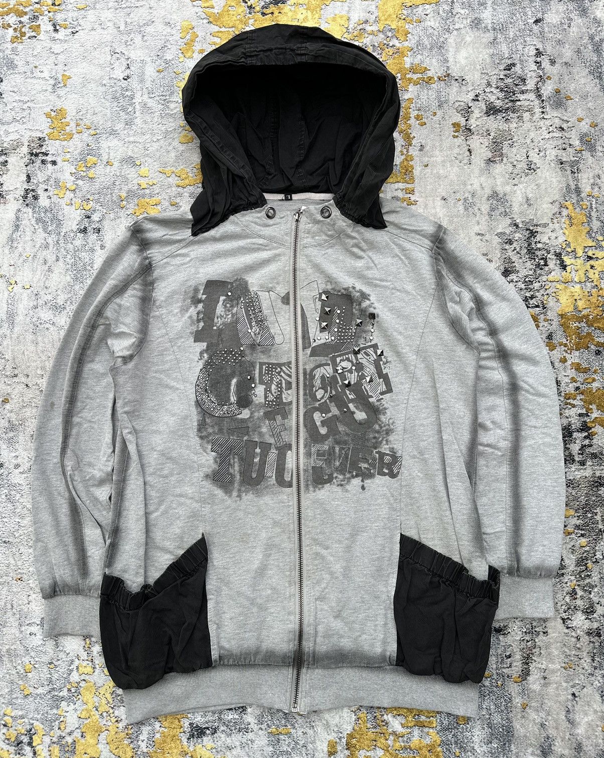 Hysteric Glamour STUDDED VERY NICE DESIGN ZIP HOODIE I6W9 LGB PUNK STYLE Size US L / EU 52-54 / 3 - 1 Thumbnail