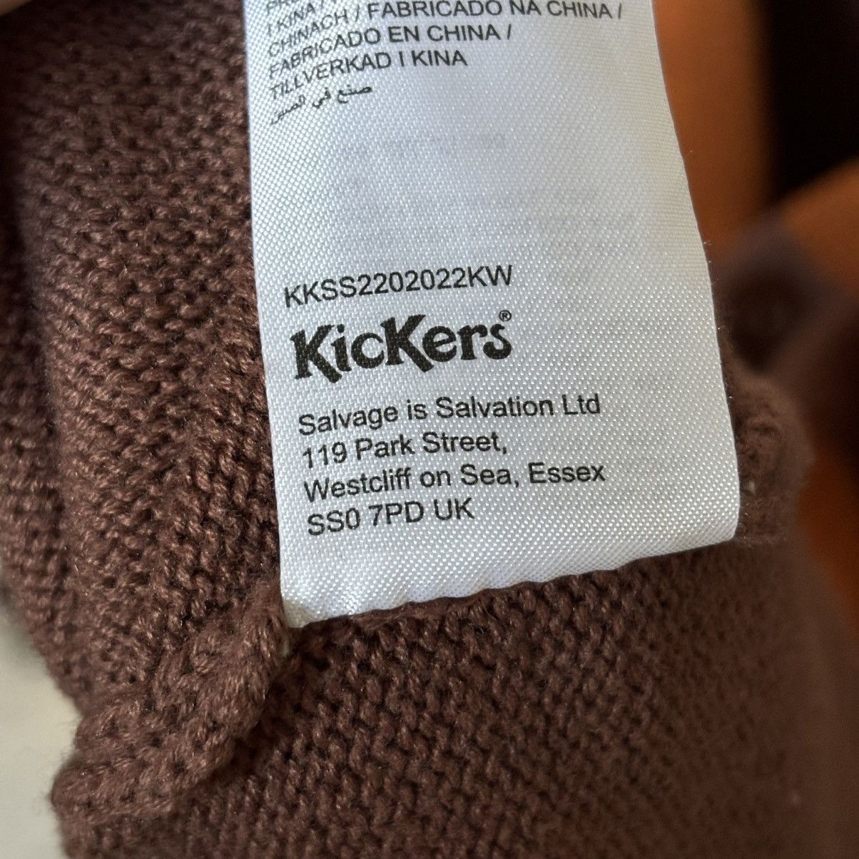Kickers Kickers sweater large brown streetwear rare Size US L / EU 52-54 / 3 - 6 Thumbnail