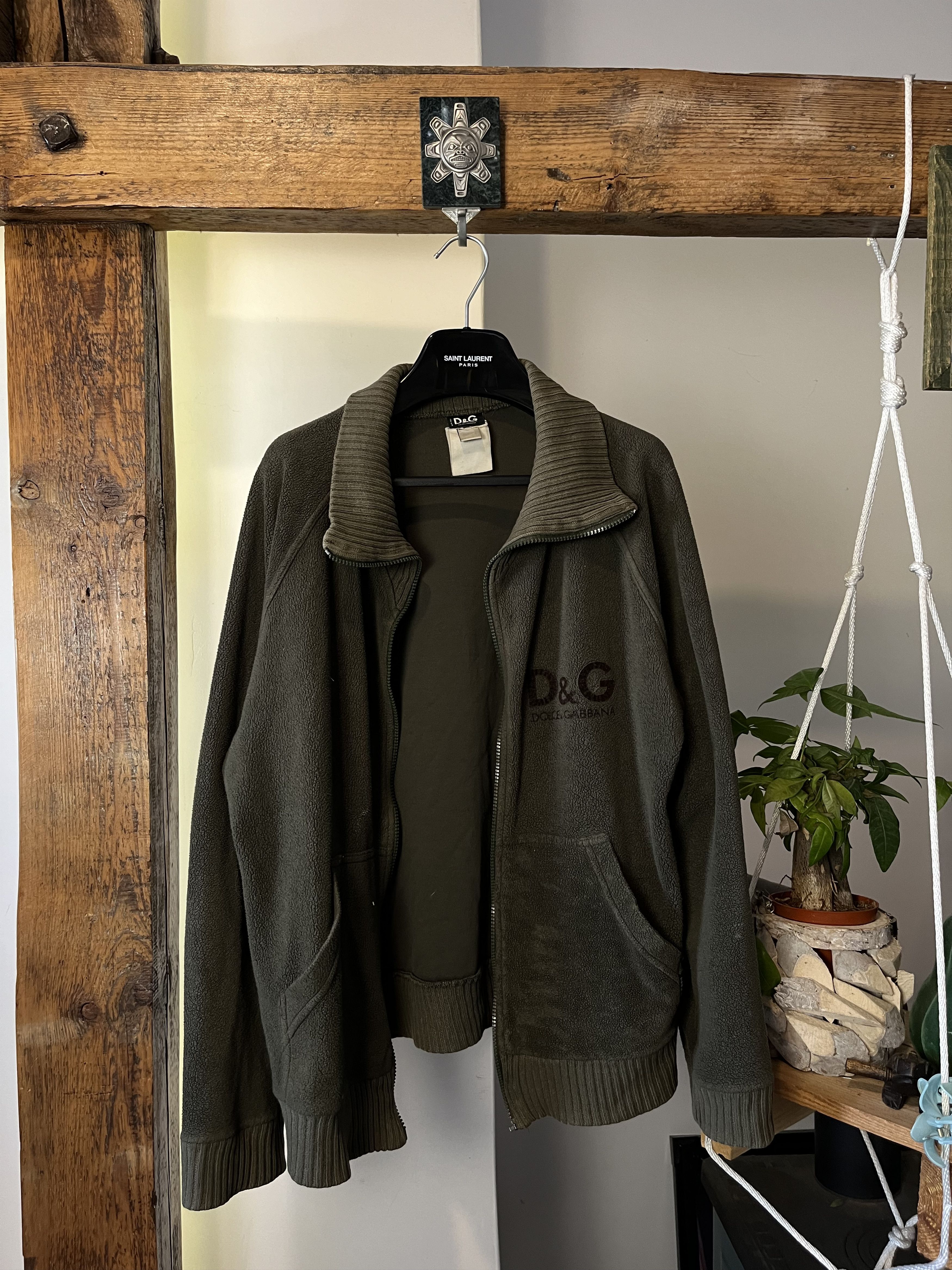 Dolce & Gabbana × Vintage 90s Dolce & Gabbana D&G Archive Zip Fleece Size US L / EU 52-54 / 3 - 1 Thumbnail