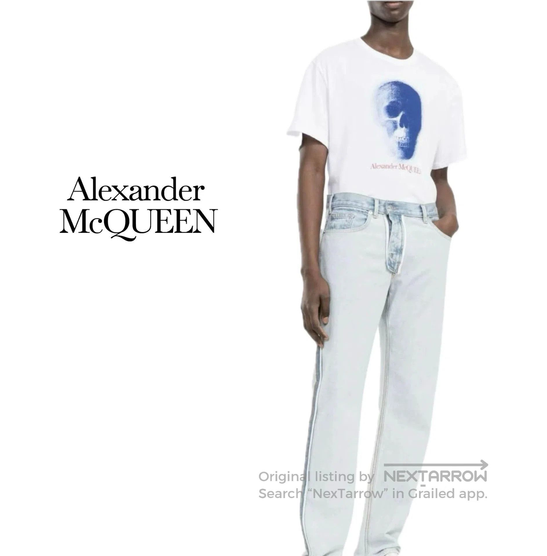 Alexander McQueen Alexander McQueen Printed Short Sleeve Tee. Size US S / EU 44-46 / 1 - 8 Thumbnail