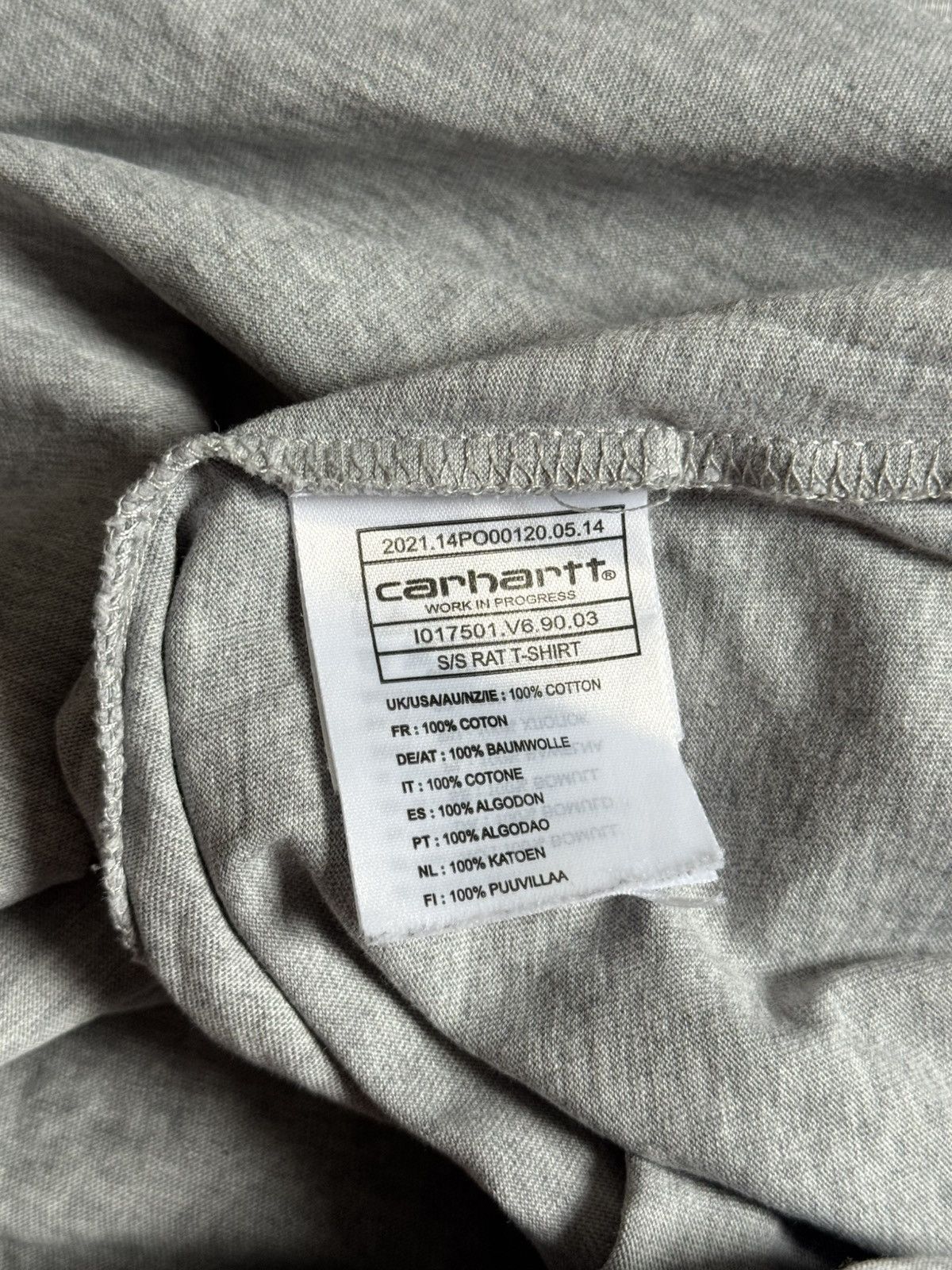Carhartt Wip Carhartt M S/S RAT tee tshirt big logo Size US M / EU 48-50 / 2 - 10 Thumbnail