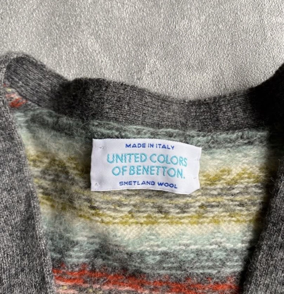 United Colors Of Benetton United Colors Of Benetton Multicolor Cardigan Knit Size US M / EU 48-50 / 2 - 2 Thumbnail