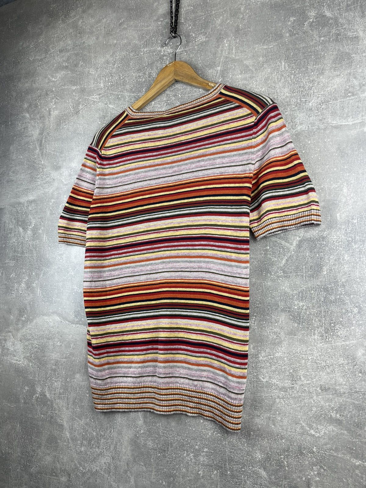 Other Fradi NWT Luxury Stripped T-Shirt Linen Cotton Size US M / EU 48-50 / 2 - 7 Thumbnail