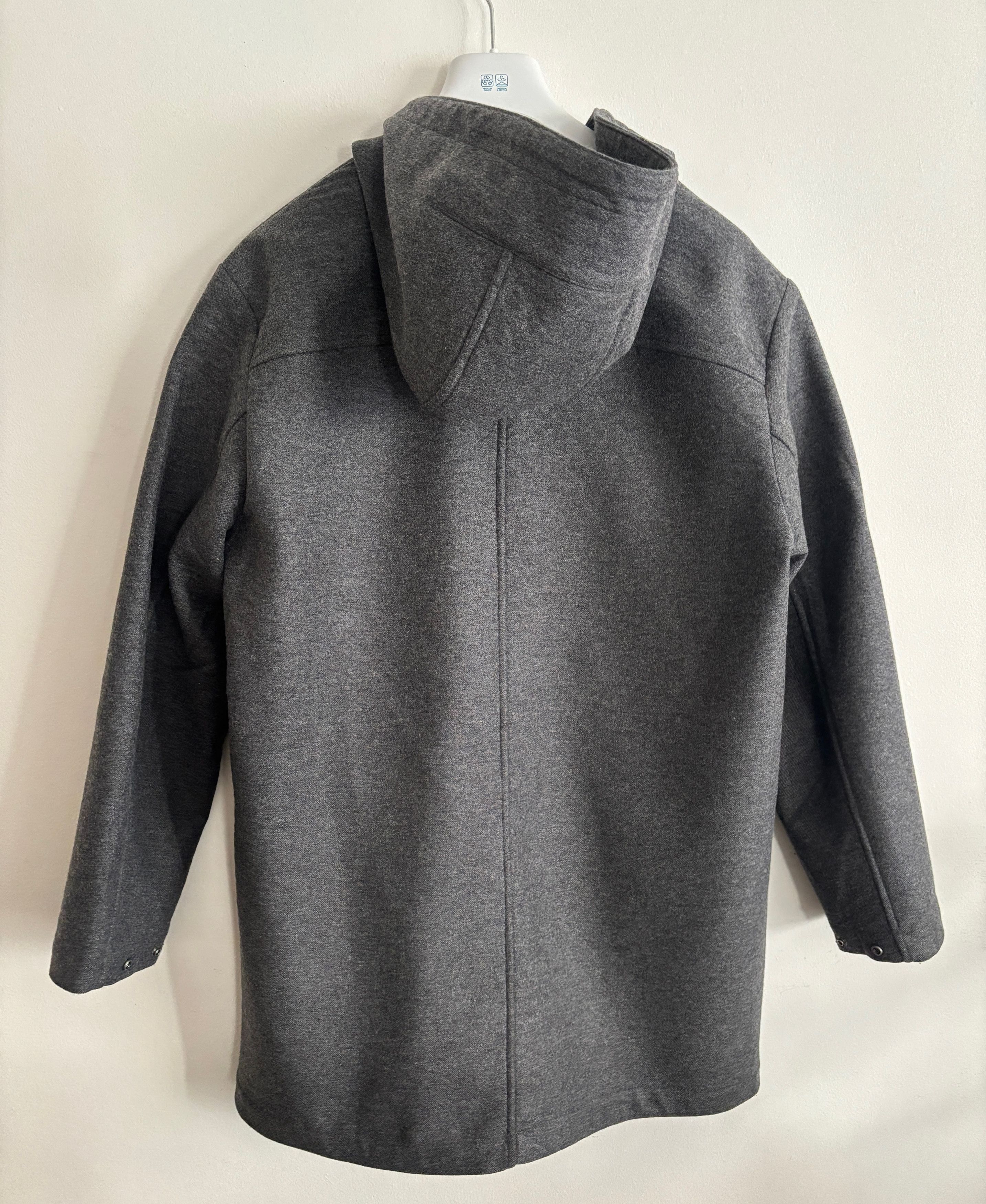 A.P.C. $635 Grey Wool Blend Hooded Mathieu Overcoat/ Parka -Medium Size US M / EU 48-50 / 2 - 4 Thumbnail