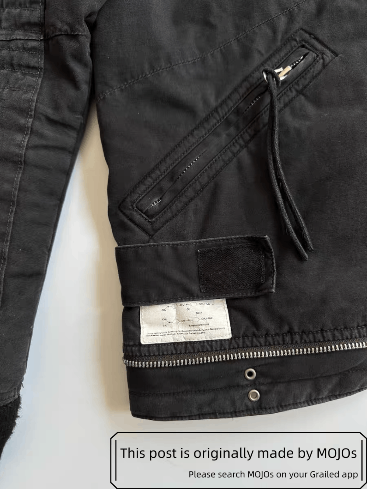 Undercover Sz 1 Undercover 10AW Multi Zip Padded Bike Jacket mojos18161 Size US S / EU 44-46 / 1 - 2 Thumbnail