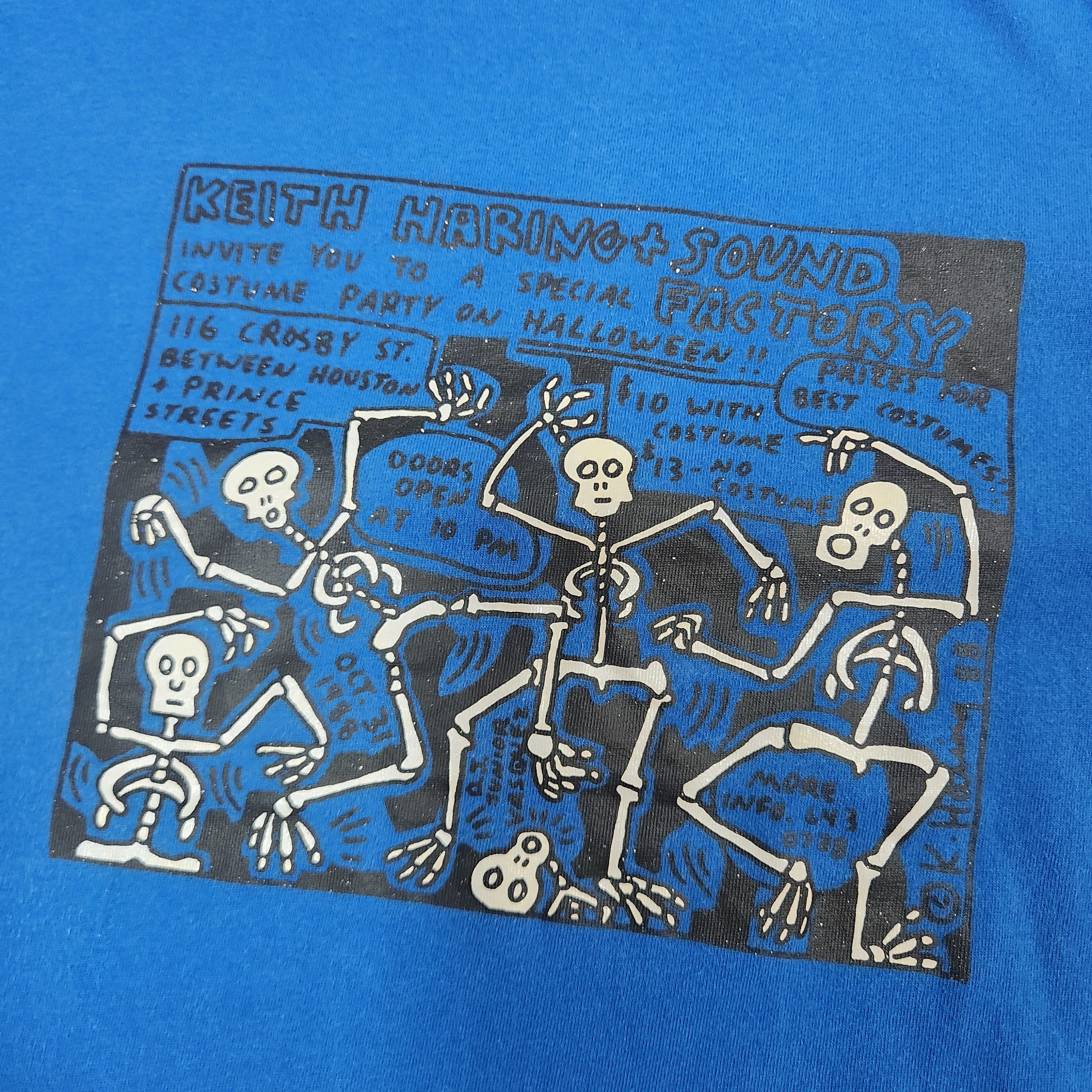 Keith Haring Keith Haring Skulls + Sound Factory TShirt Size US M / EU 48-50 / 2 - 6 Thumbnail