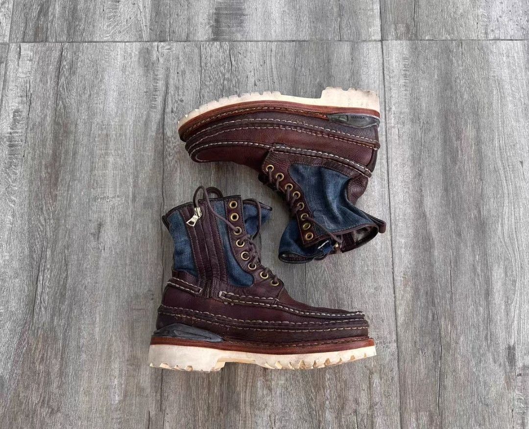 Visvim VISVIM ICT GRIZZLY BOOTS INDIGO -yw Size US 8 / EU 41 - 1 Thumbnail