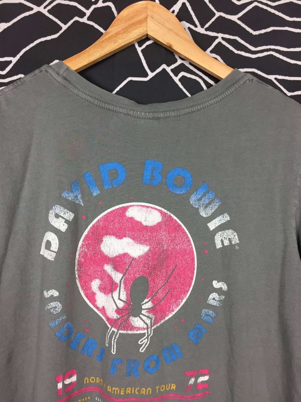 Band Tees × Vintage David Bowie Spiders From Mars 1972 North American Tour Tee Size US L / EU 52-54 / 3 - 6 Thumbnail