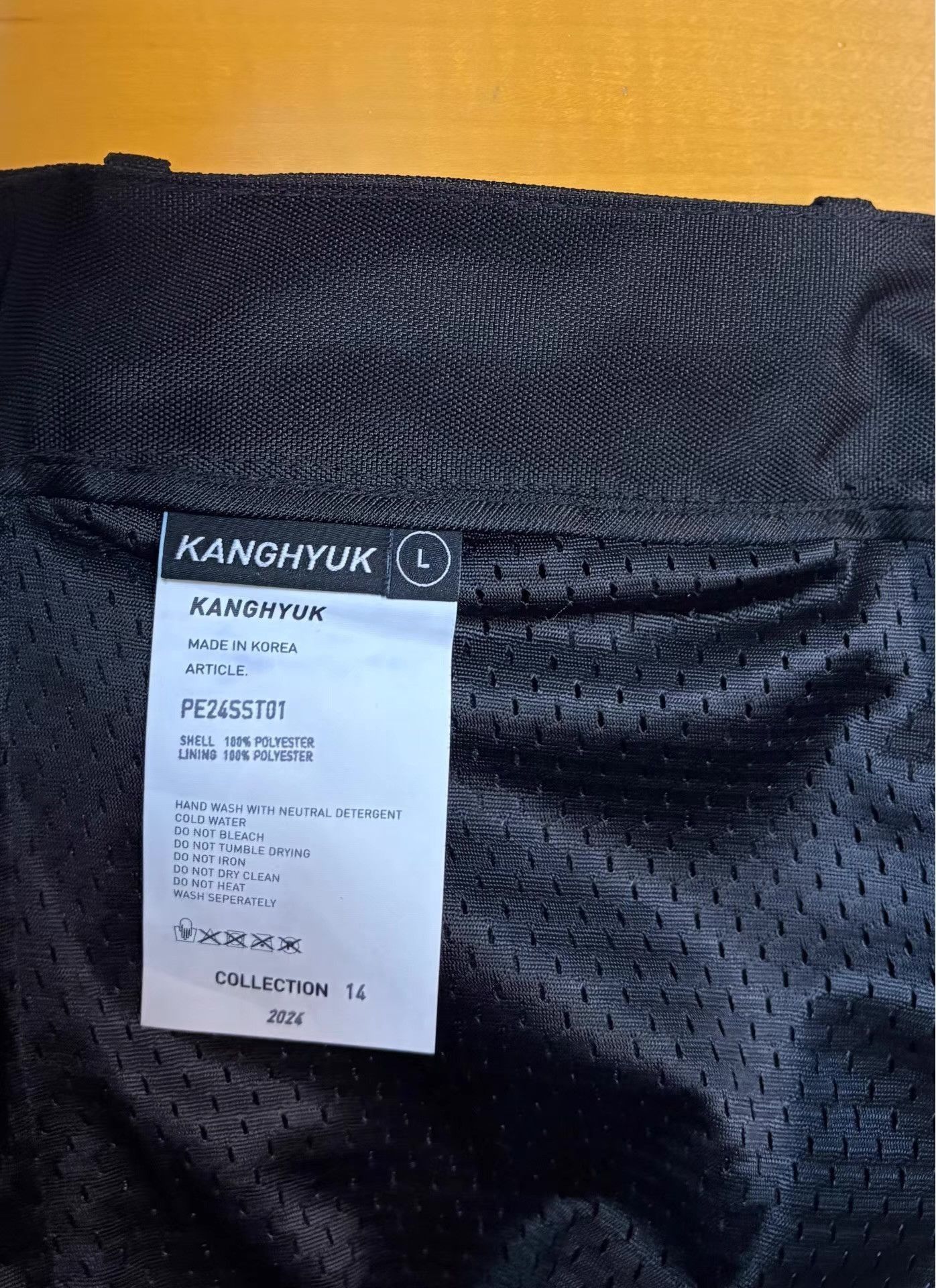 KANGHYUK Black Moto-Inspired Casual Pants with Knee Panels Size 34 Size US 34 / EU 50 - 2 Thumbnail