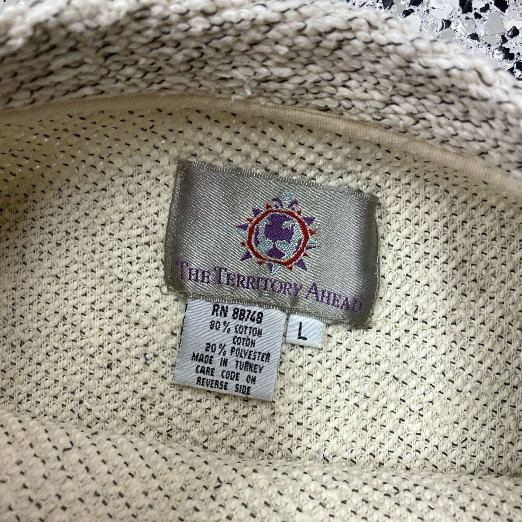 The Territory Ahead VINTAGE Territory Ahead White CrewNeck Pullover Sweatshirt Mens Large Size US L / EU 52-54 / 3 - 2 Thumbnail