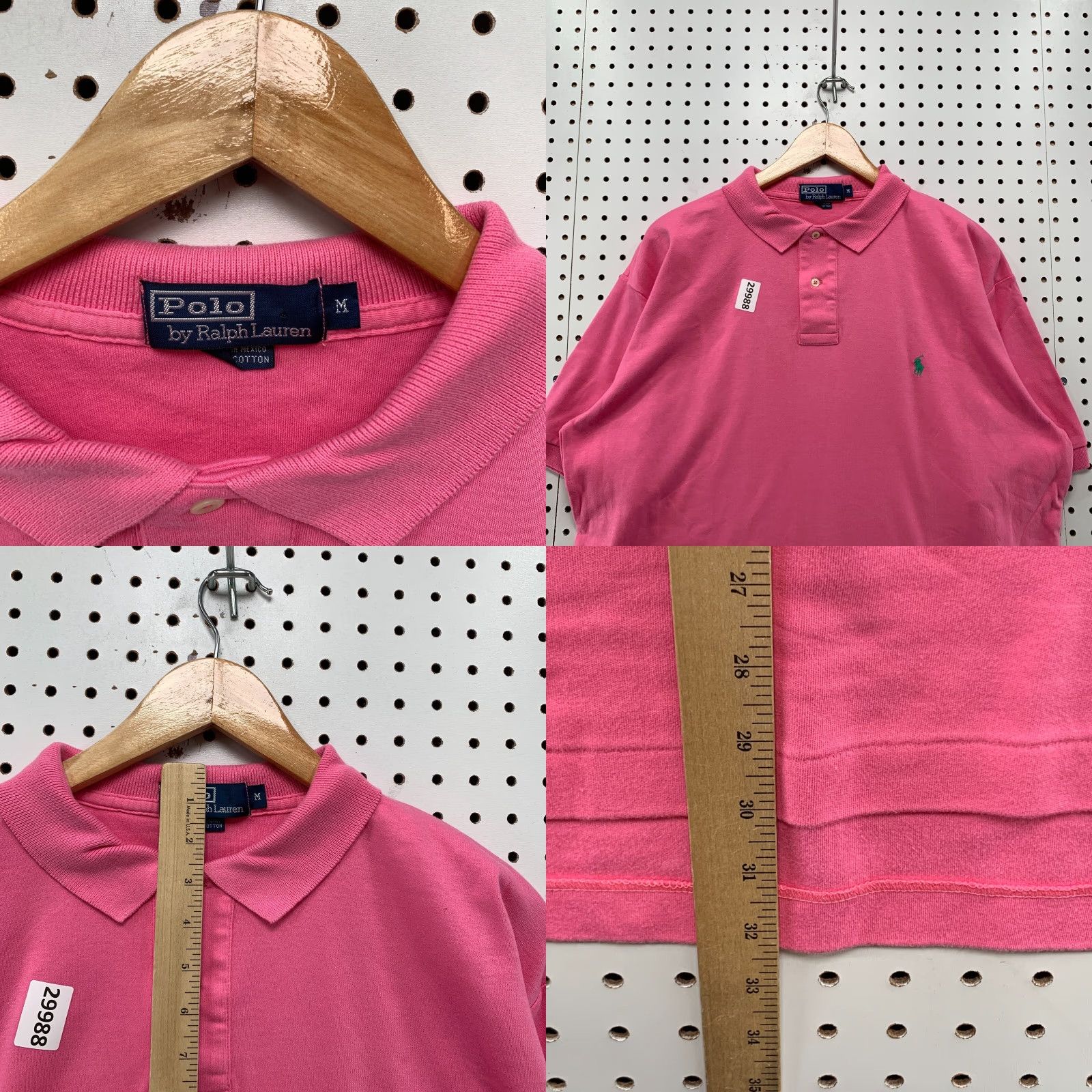 Polo Ralph Lauren VINTAGE Polo Ralph Lauren Polo Shirt Mens M Green Pony 25.5x32 Shirt Polo Ralph Lauren Mens M Green Pony 25.5x32 Size US M / EU 48-50 / 2 - 8 Thumbnail