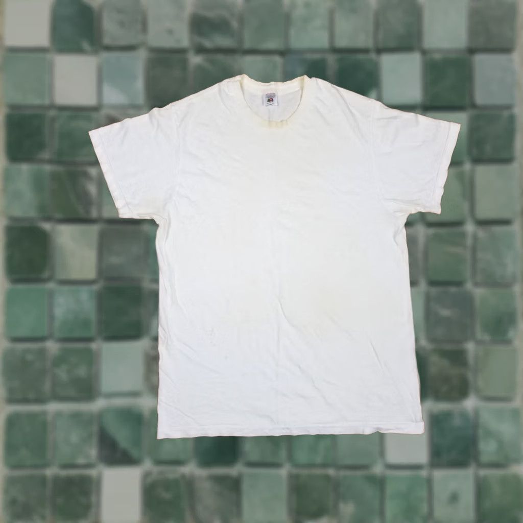 Vintage VINTAGE 90' FRUIT OF LOOM T-SHIRT MEDIUM WHITE COTTON SINGLE STITCH Batman Mens Size US M / EU 48-50 / 2 - 1 Thumbnail