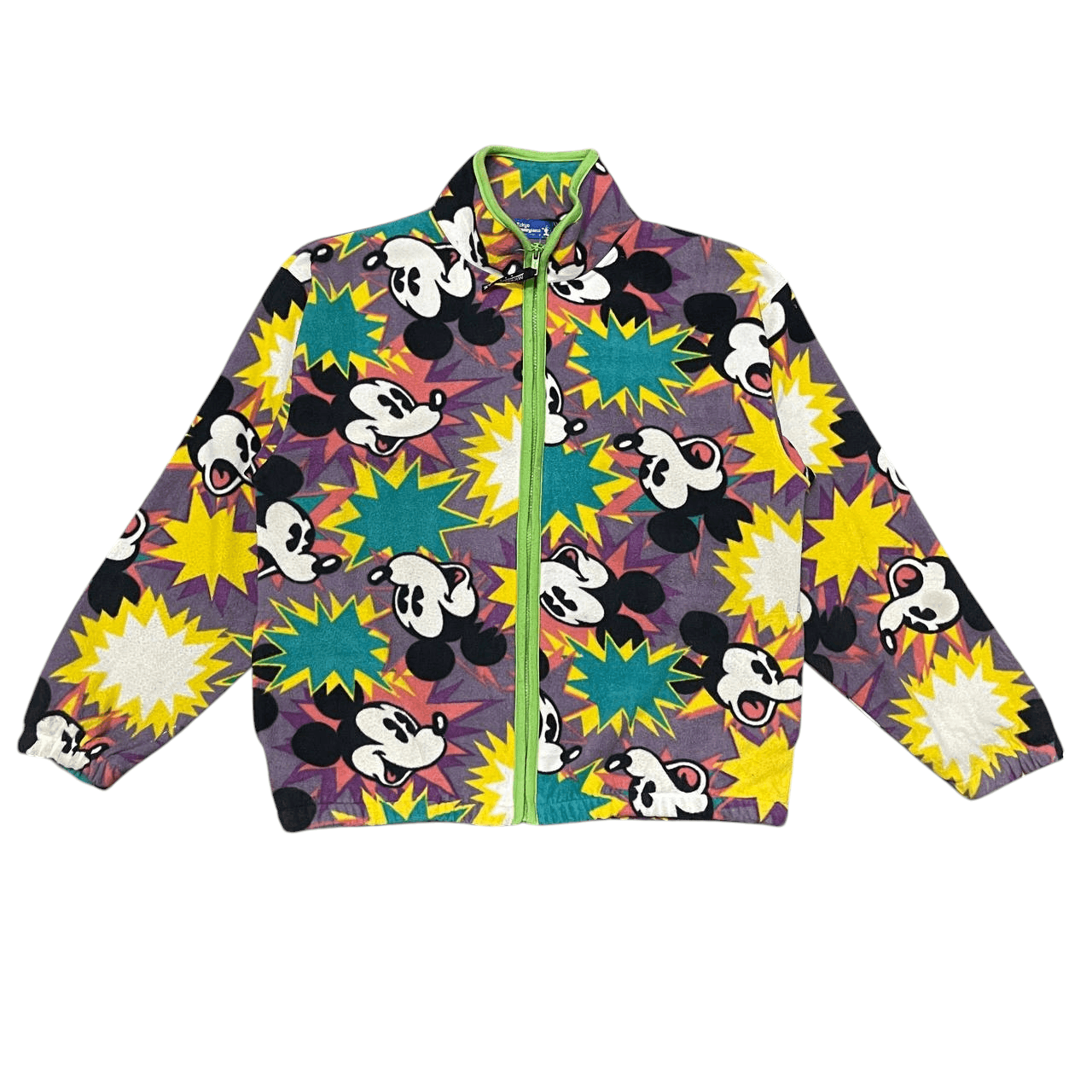Cartoon Network Vintage Mickey Mouse All Over Print Fleece Zipper Jacket Size US M / EU 48-50 / 2 - 1 Thumbnail