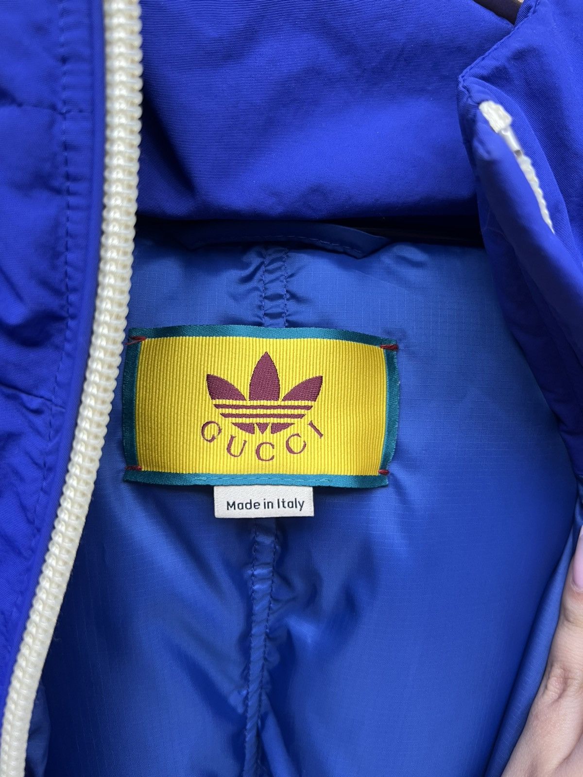 Gucci Gucci x Adidas Blue Puffer Jacket Size US M / EU 48-50 / 2 - 11 Thumbnail