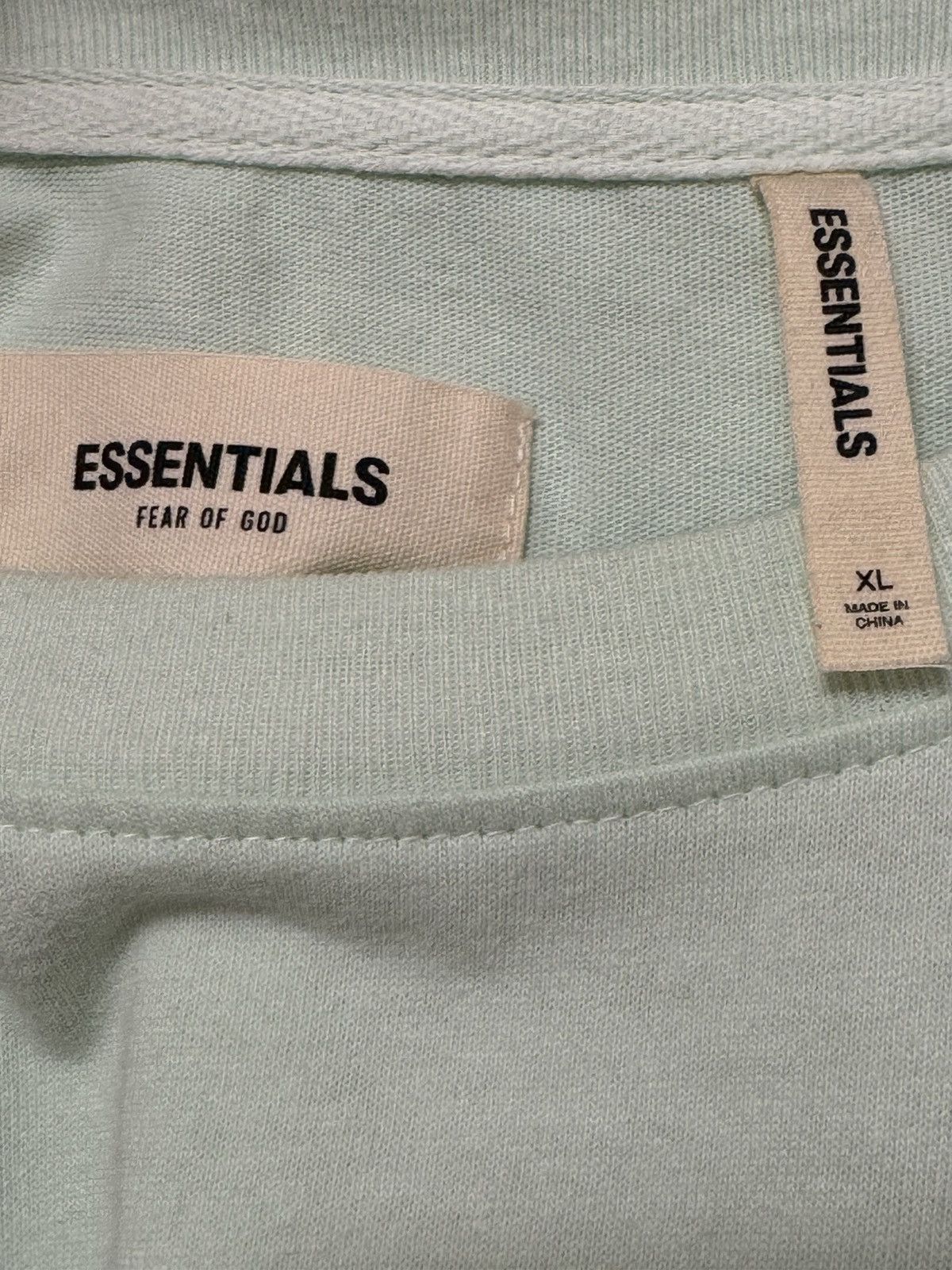 Fear of God OG Fear of God Essentials Boxy Long Sleeve Mint SZ X-Large🔥 Size US XL / EU 56 / 4 - 4 Thumbnail