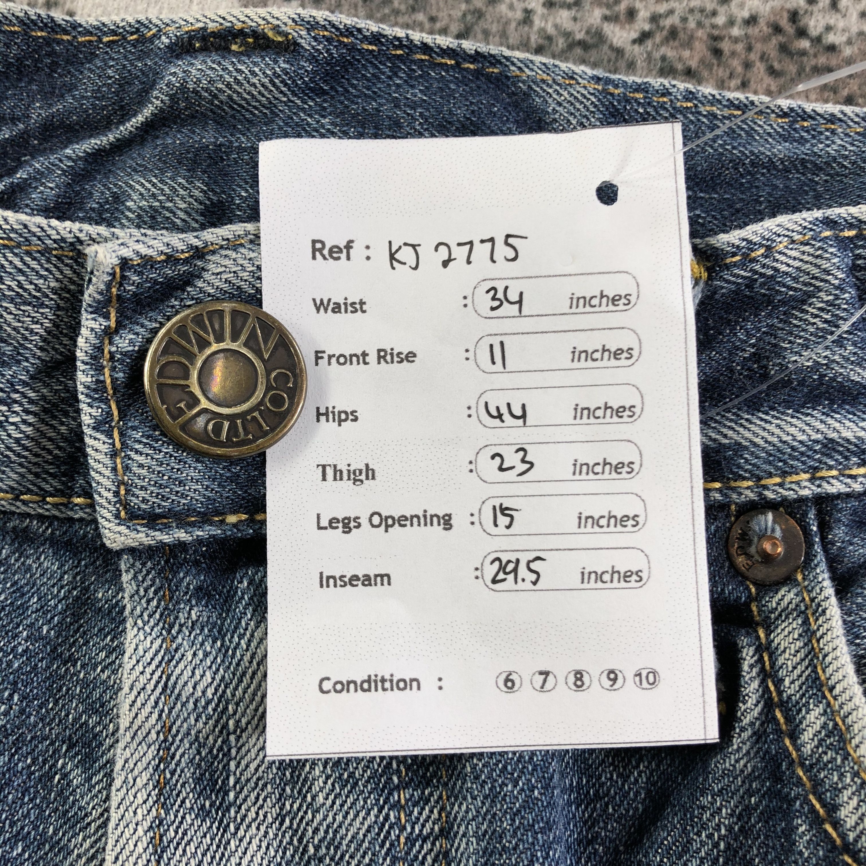 Edwin Vintage Edwin Selvedge Jeans Redline Denim Size US 32 / EU 48 - 12 Thumbnail
