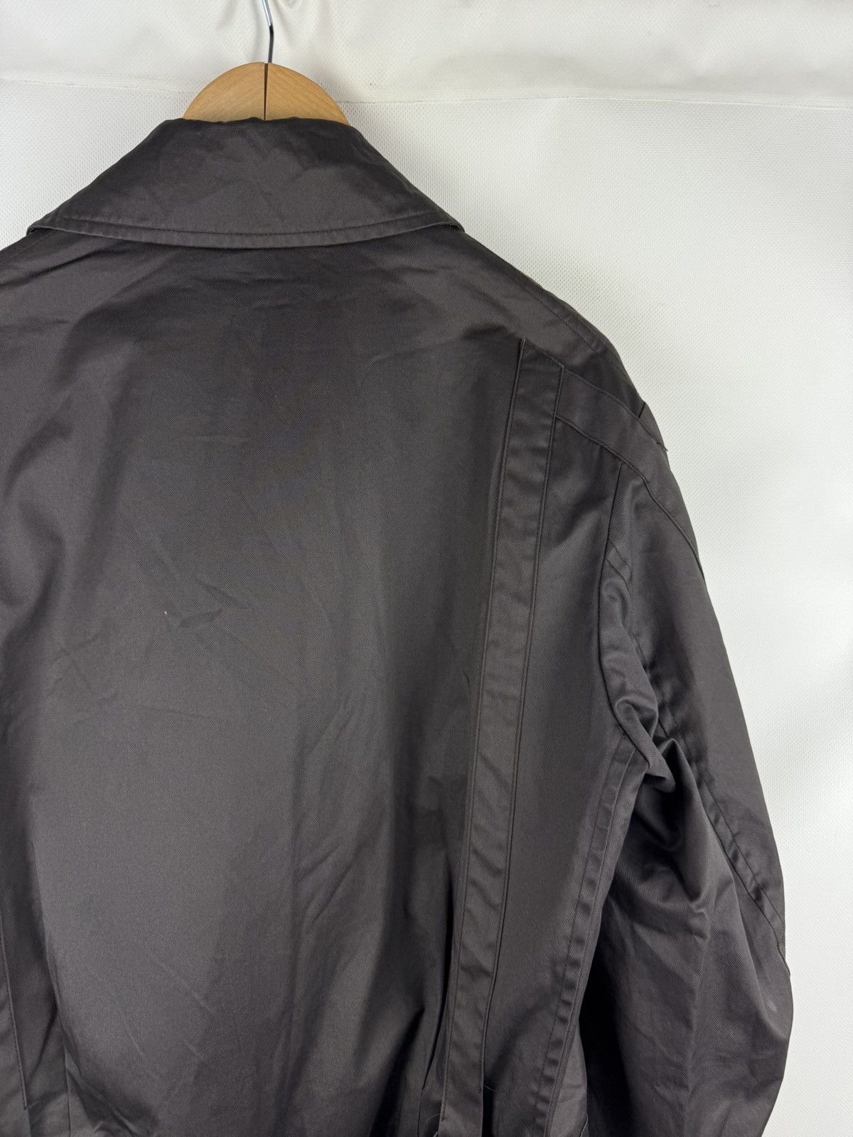 Dries Van Noten Dries Van Noten Crop Belted Assymetrical Collar Biker Jacket Size US M / EU 48-50 / 2 - 13 Thumbnail