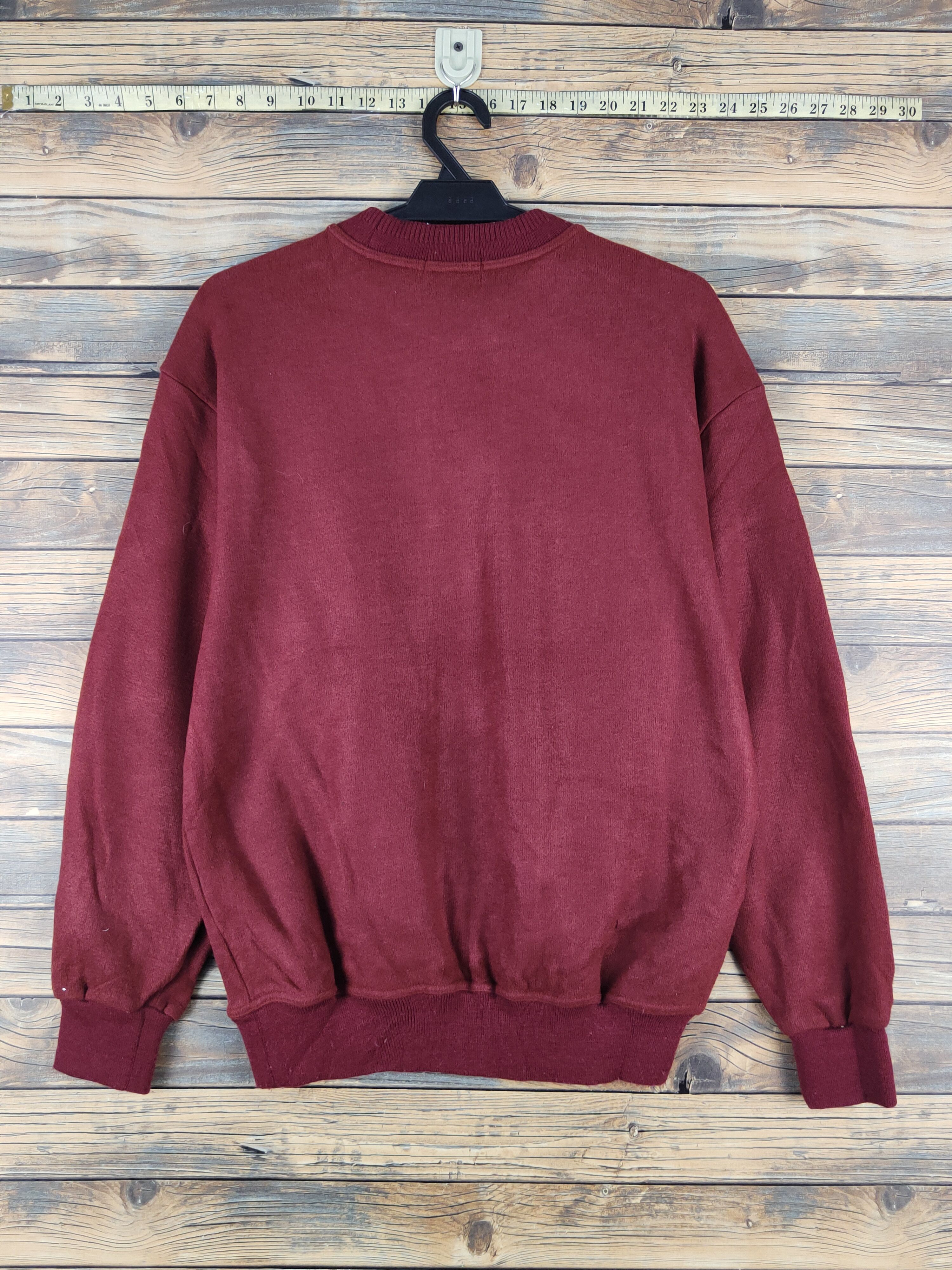 Homespun Knitwear × Japanese Brand × Vintage Destinare Maroon Knitwear Sweatshirts #W1255 Size US M / EU 48-50 / 2 - 8 Thumbnail