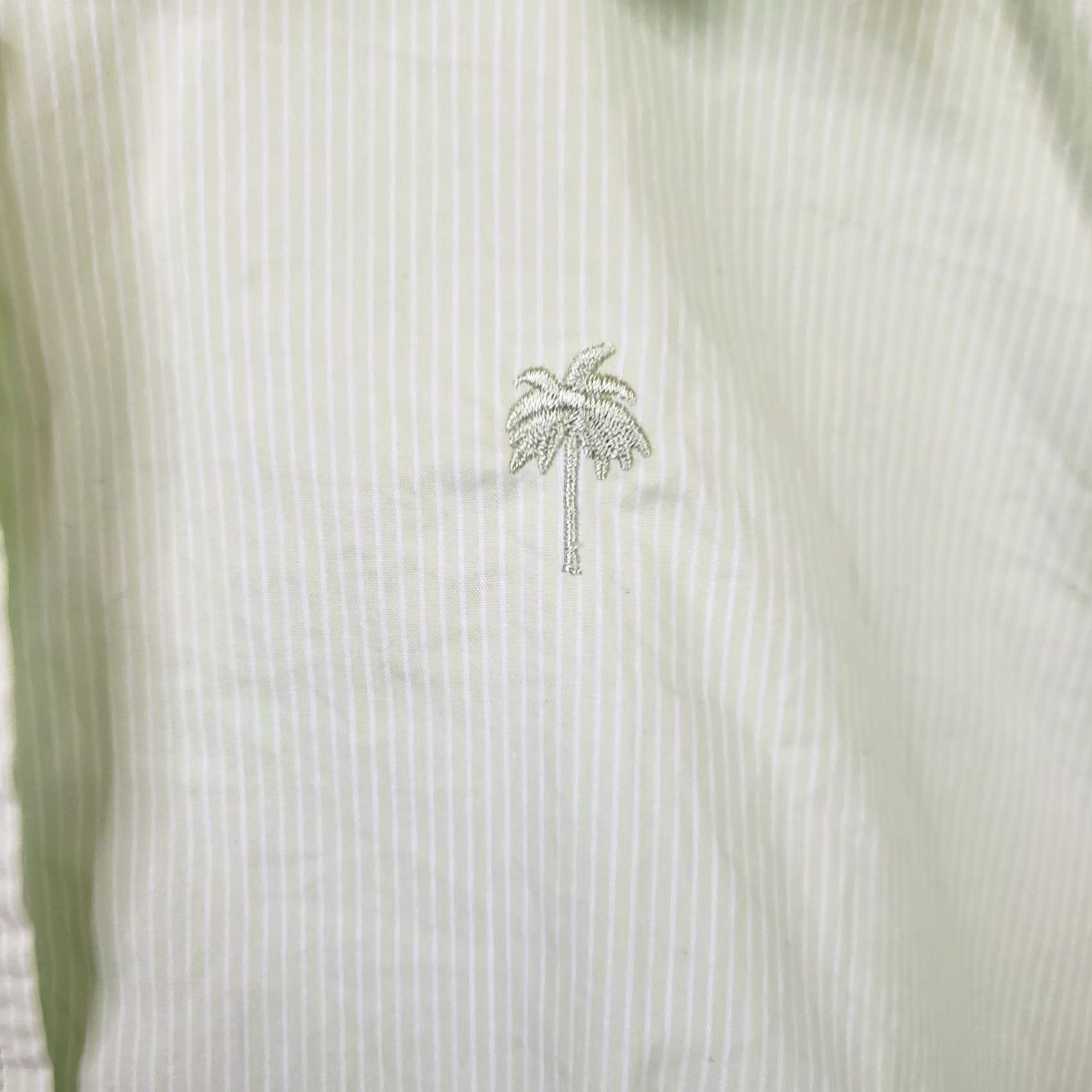Lilly Pulitzer Lilly Pulitzer Women's Shirt Button-Up Long Sleeve Mint Green White Collared Size 6 Size M / US 6-8 / IT 42-44 - 5 Thumbnail