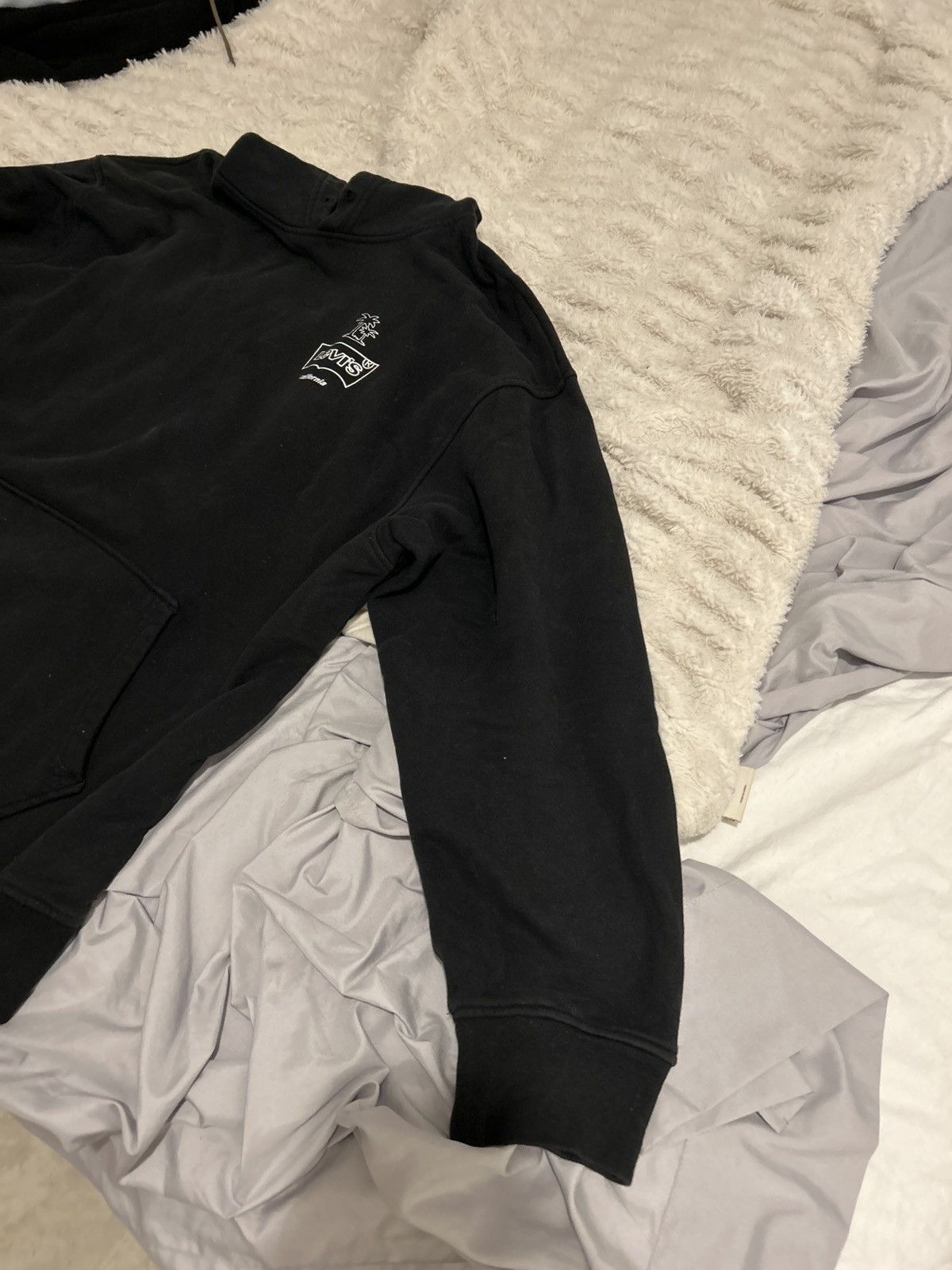 Levi's Levi’s Black Hoodie Size US XL / EU 56 / 4 - 4 Thumbnail