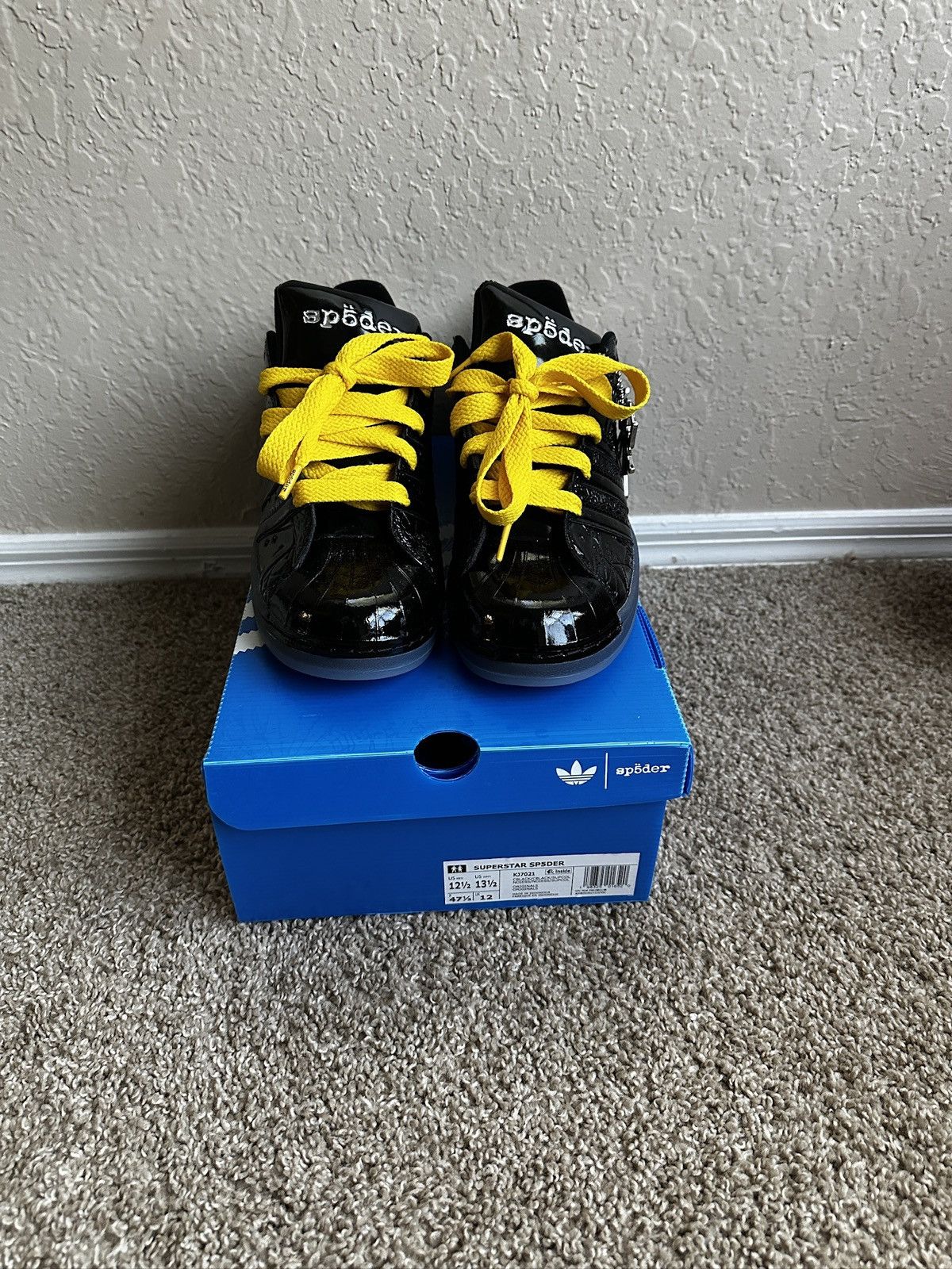 Sp5der Superstar adidas x sp5der (shelltoe) Size US 12.5 / EU 45-46 - 1 Thumbnail