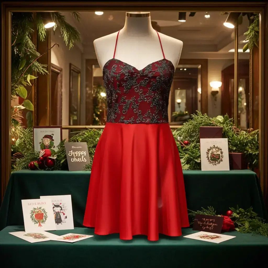 Other Italy Cocktail Dress Size M / US 6-8 / IT 42-44 - 4 Thumbnail
