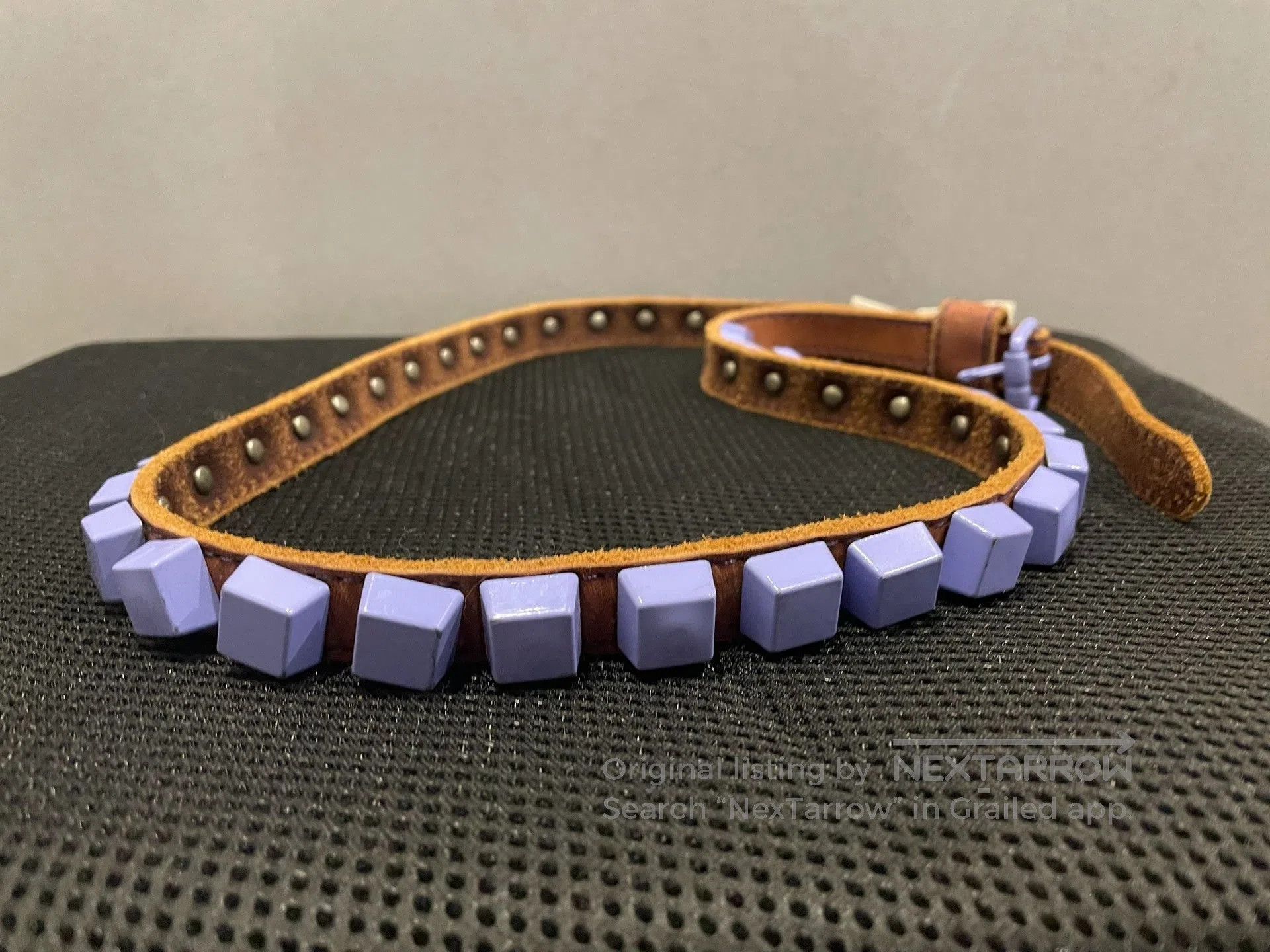 Diesel Diesel Purple Square Belt. Size ONE SIZE - 1 Thumbnail