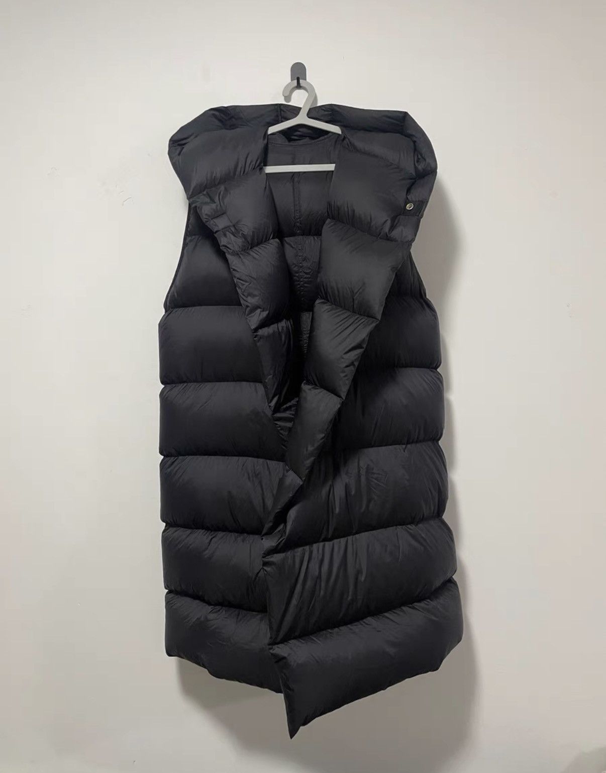 Rick Owens Rick Owens 18FW Hooded Down Vest with Suspenders Size US M / EU 48-50 / 2 - 1 Thumbnail