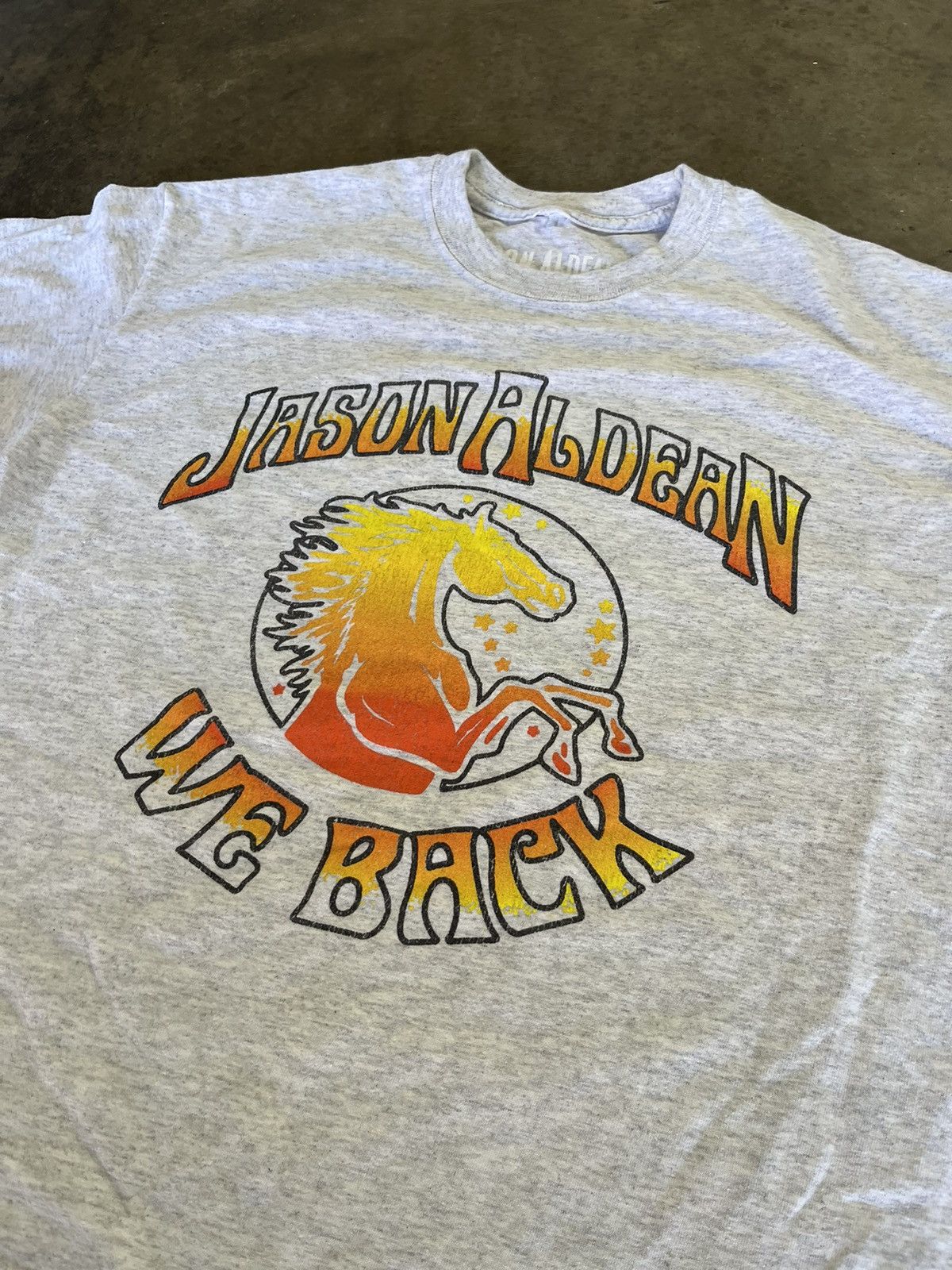 Band Tees Jason Aldean We Back Country Band Tee Size US M / EU 48-50 / 2 - 2 Thumbnail