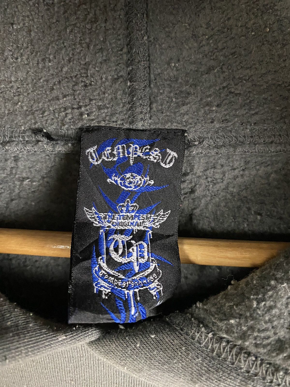 Japanese Brand × Vintage Vintage Dragon Tempest Hoodie Pullover Size US L / EU 52-54 / 3 - 7 Thumbnail