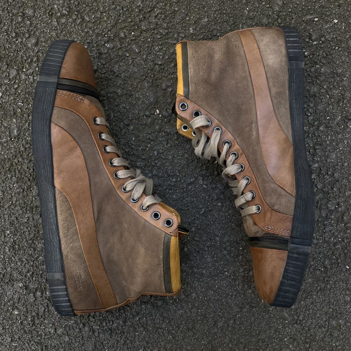 Alexander McQueen × Puma Alexander Mcqueen 2009 Leather Sneakers Size US 12 / EU 45 - 1 Thumbnail