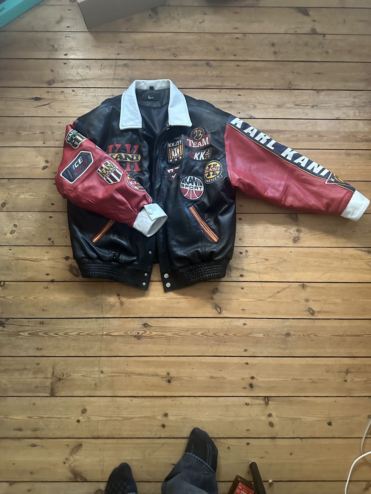 Karl Kani レザージャケット Karl Kani Leather jacket Karl Kani Multicolour size L | Grailed