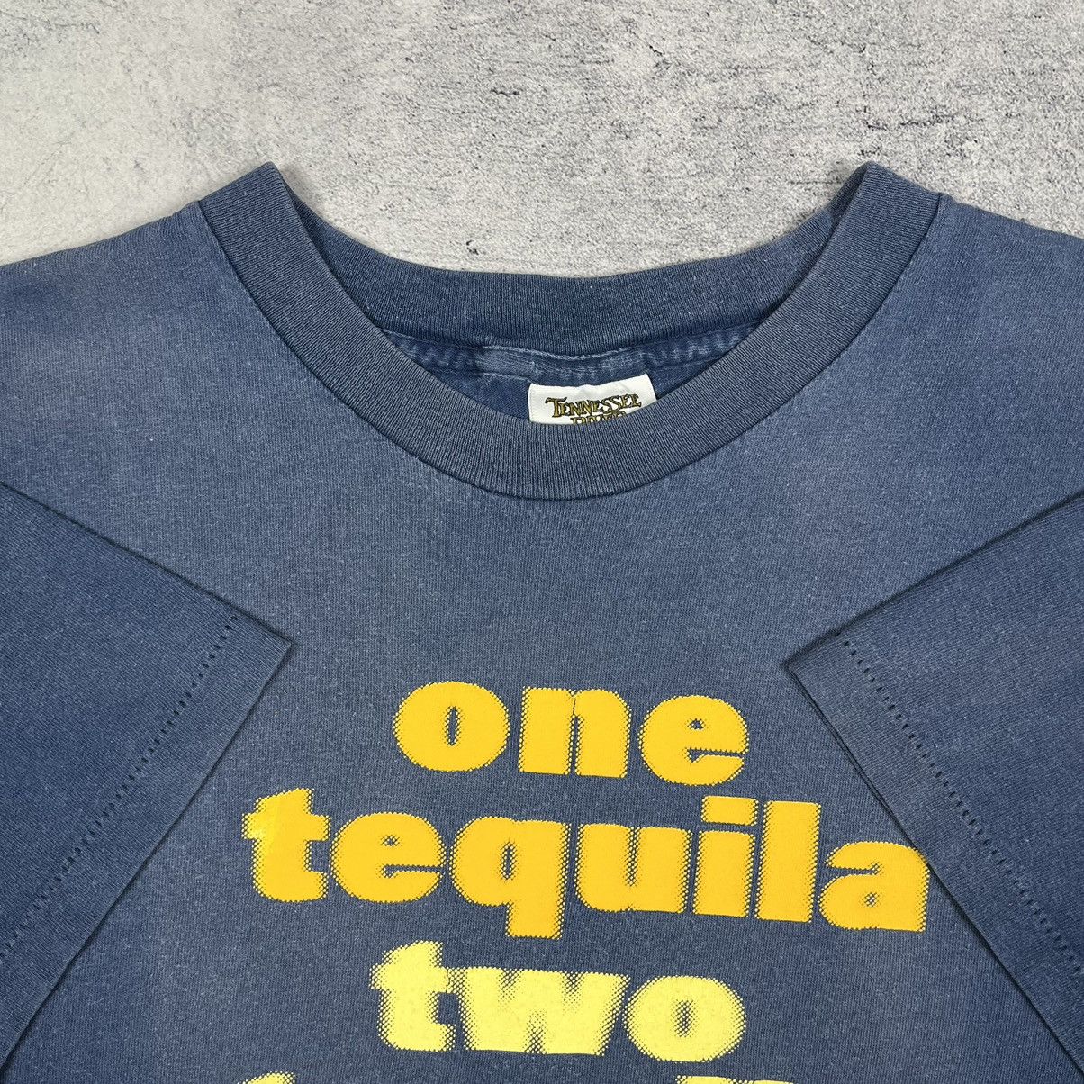 Vintage Vintage One Two Tree Tequila single stitch humor tee 90’s Size US L / EU 52-54 / 3 - 8 Thumbnail