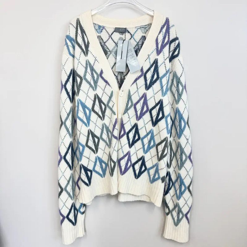 Dior Dior Colorful Men's Cardigan 0089 Size US L / EU 52-54 / 3 - 1 Thumbnail