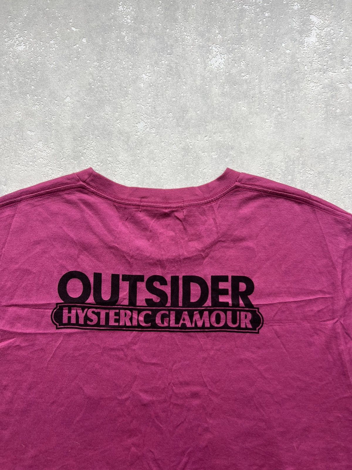 Hysteric Glamour HYSTERIC GLAMOUR DOUBLE TROUBLE RARE TEE Y2K OUTSIDER Size US L / EU 52-54 / 3 - 7 Thumbnail