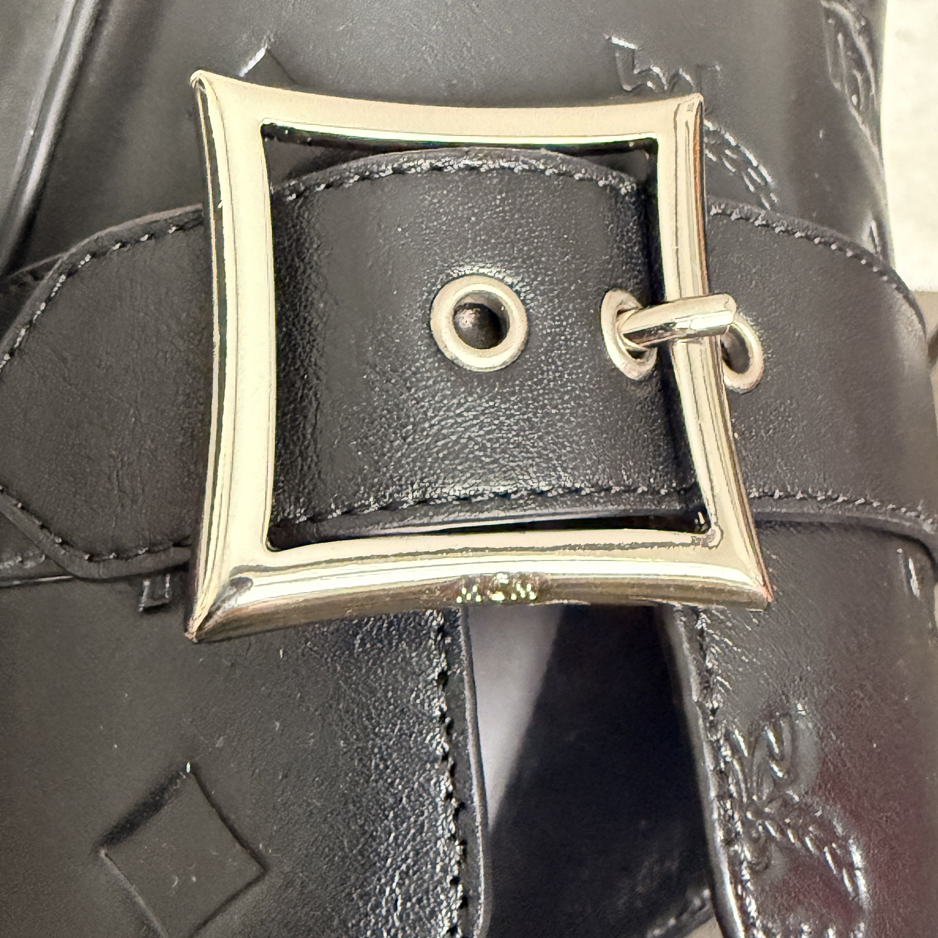 MCM MCM Leather Men’s Buckle Clogs (Flat Mule In Black) Size 42 Size US 9 / EU 42 - 10 Thumbnail