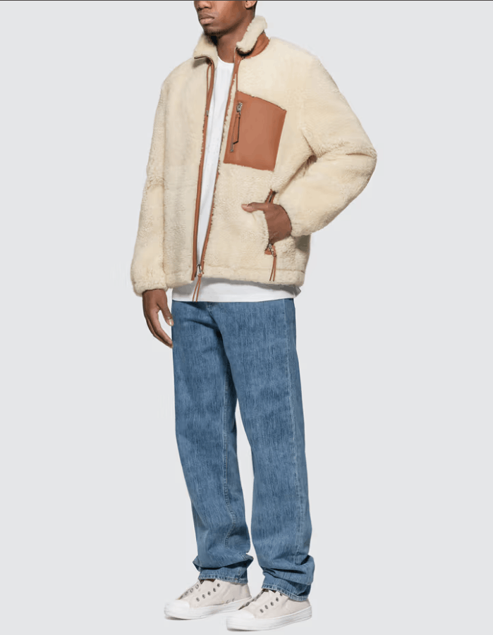 Loewe LOEWE Suede Shearling Jacket GRAIL! Size US M / EU 48-50 / 2 - 7 Thumbnail