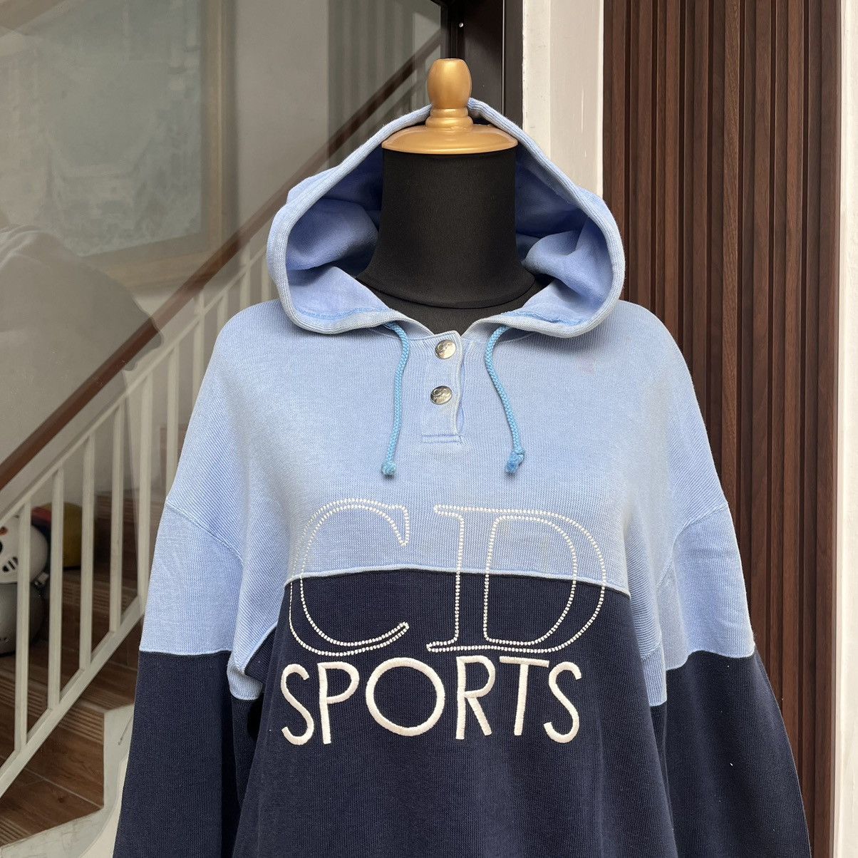 Christian Dior Monsieur Christian Dior Sports Big Logo Hoodie Size M / US 6-8 / IT 42-44 - 4 Thumbnail