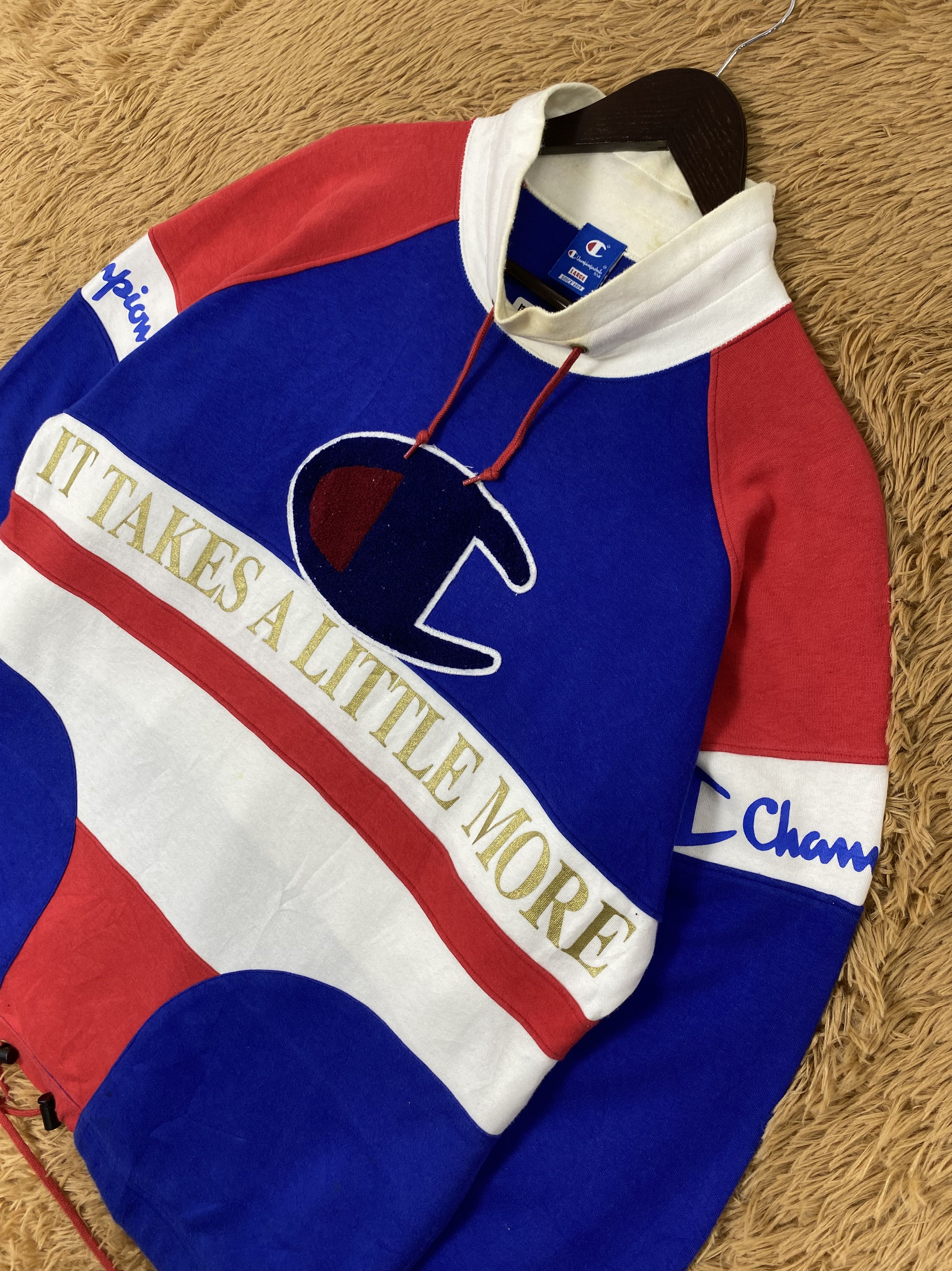 Champion Vintage Champion Big Logo Full Design Sweatshirts PS0137 Size US L / EU 52-54 / 3 - 2 Thumbnail