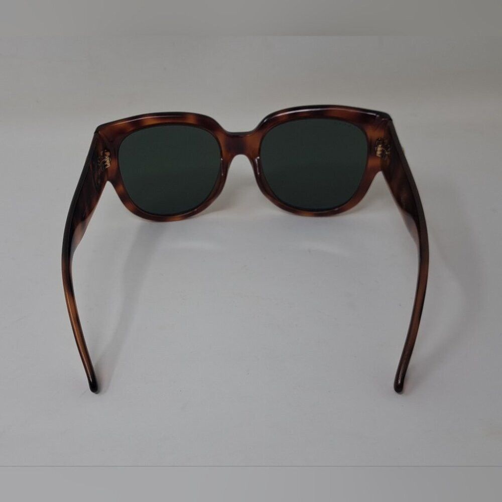 Gucci Gucci Womens Sunglasses Havana Green Gold Big Logo Square G Size ONE SIZE - 8 Thumbnail