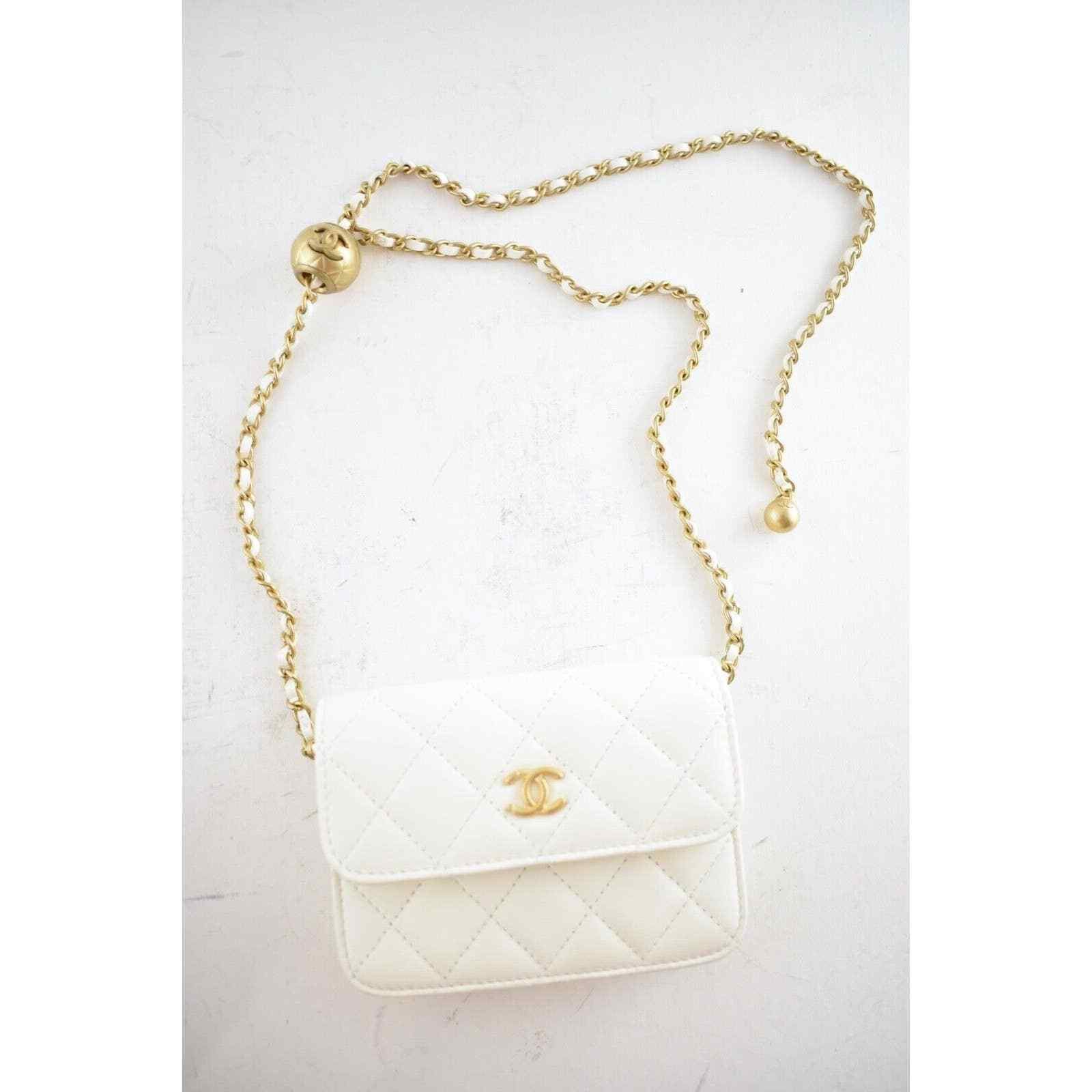 Chanel Chanel Clutch Mini Chain Classic Gold Card Belt Waist Bag Size ONE SIZE - 5 Thumbnail